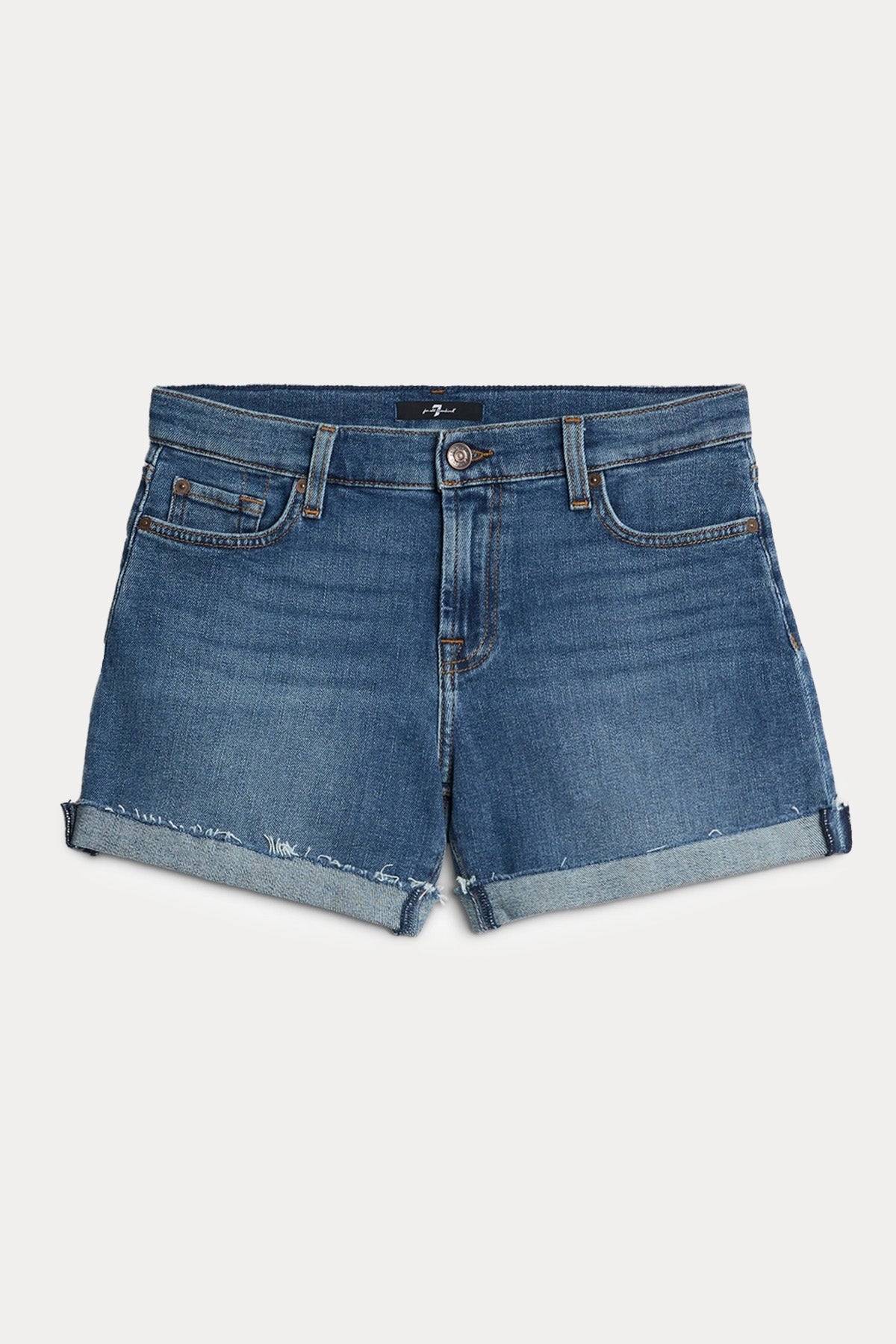 7 For All Mankind Slim Fit Denim Şort