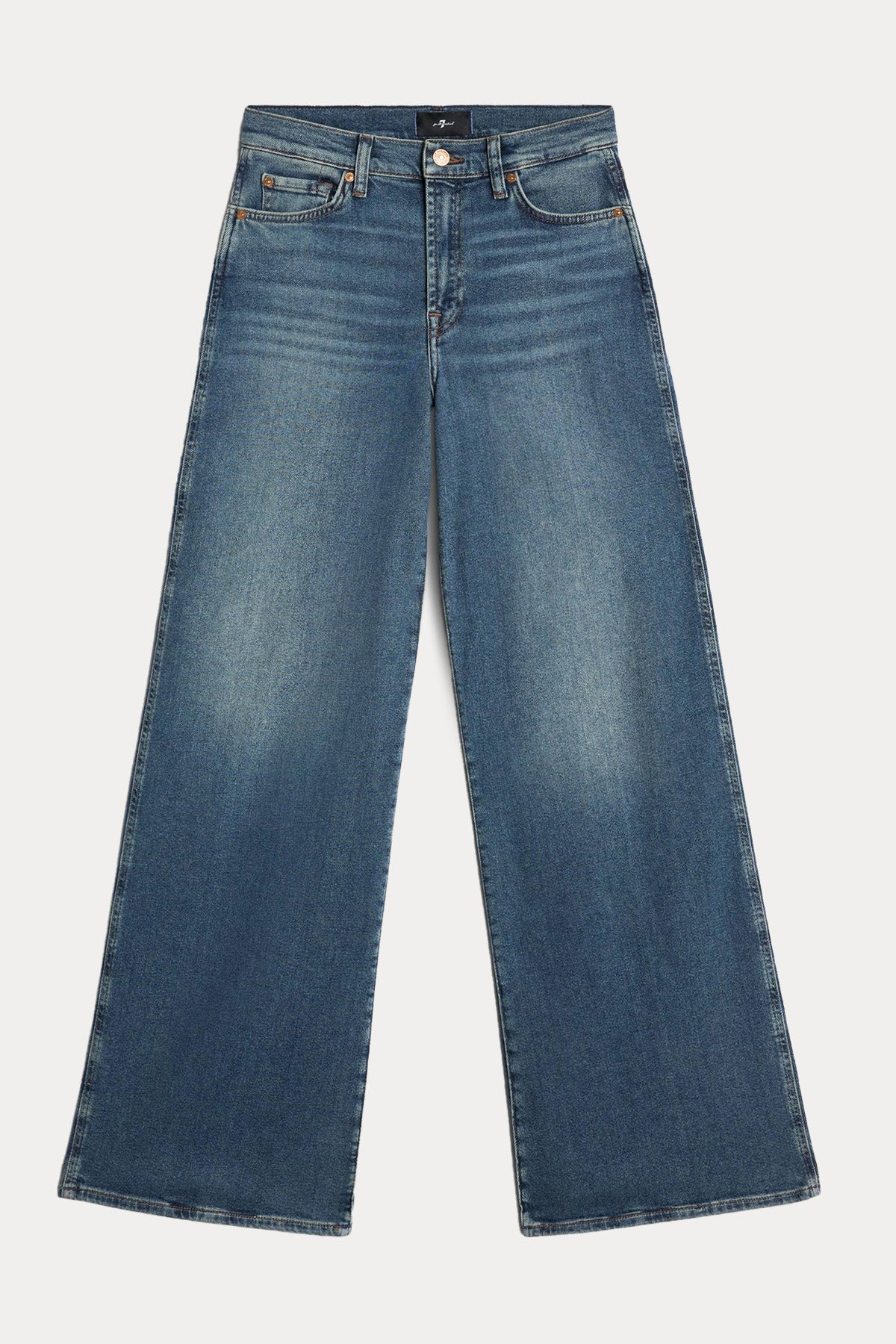 7 For All Mankind Lotta Straight Fit Yıkamalı Jeans