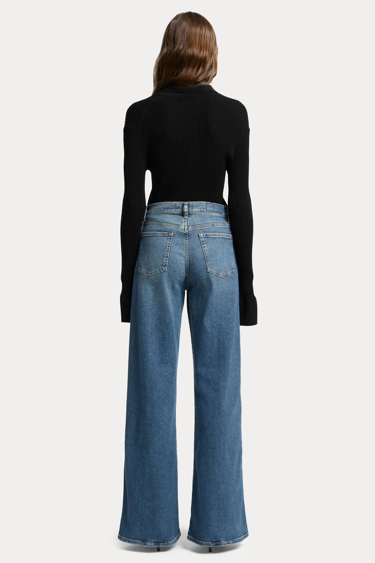 7 For All Mankind Lotta Straight Fit Yıkamalı Jeans