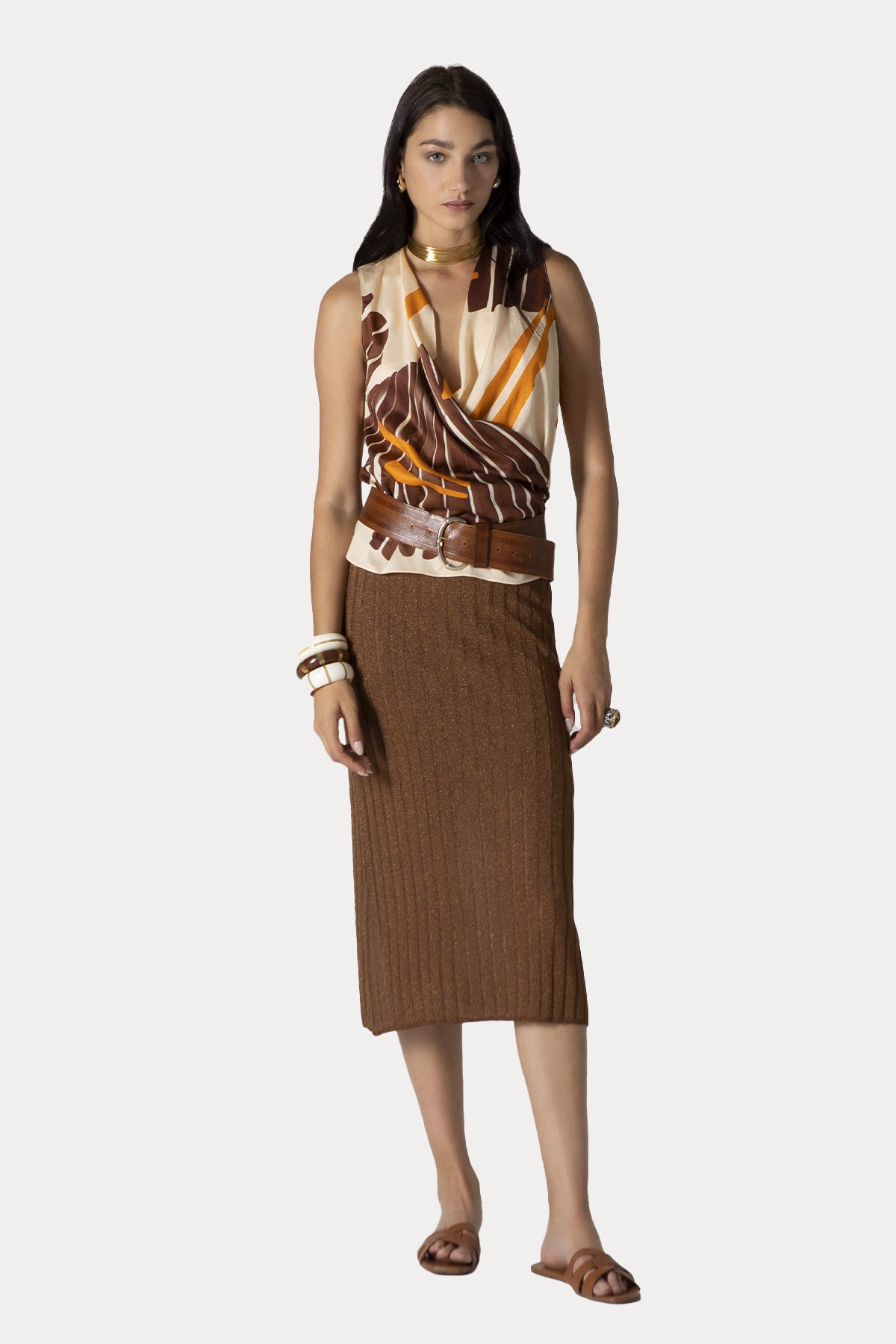 Hanita Kruvaze Dekolteli Bluz