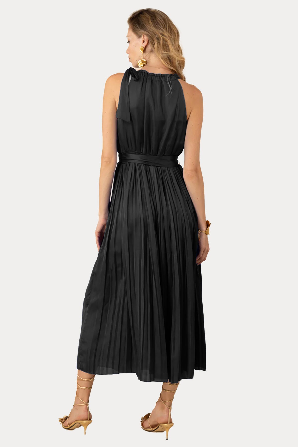 Hale Bob Kemerli Maxi Elbise