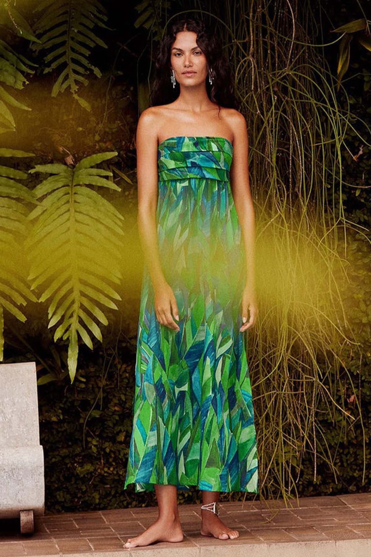 Vix Davina Straplez Maxi Elbise