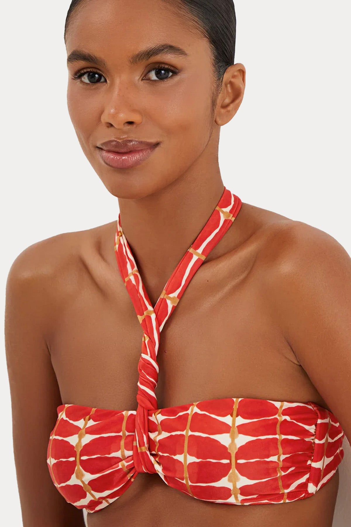 Vix Firenze Anya Bandeau Boyundan Bağlamalı Desenli Bikini