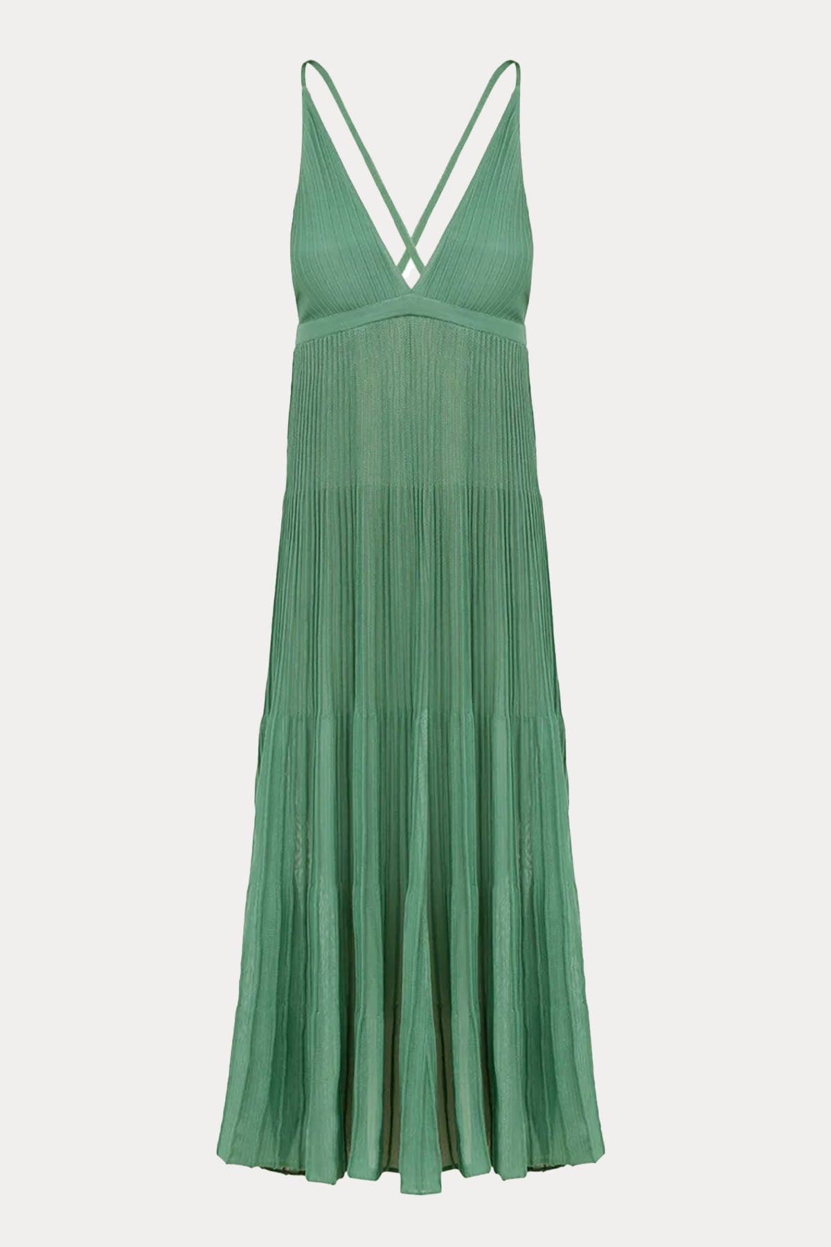 Vix Katia Çapraz Askılı Sırt Dekolteli Maxi Elbise