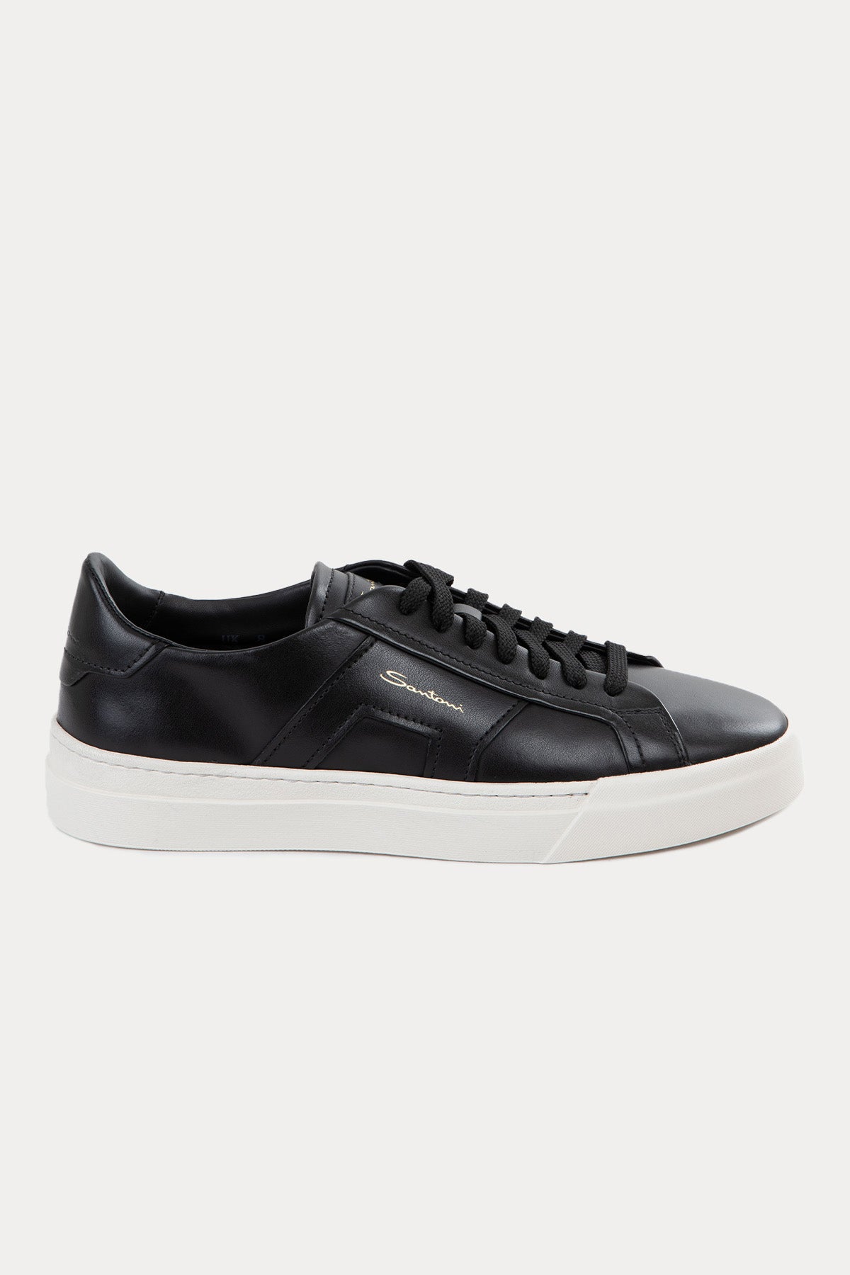 Santoni Double Buckle Deri Sneaker Ayakkabı