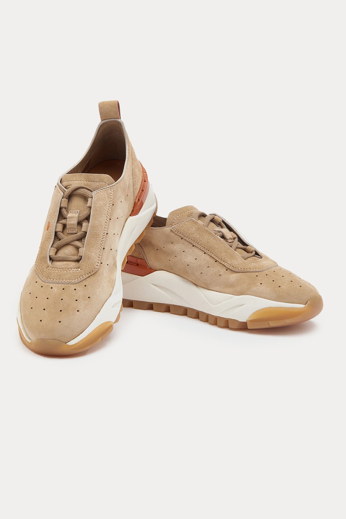 Santoni Süet Sneaker Ayakkabı