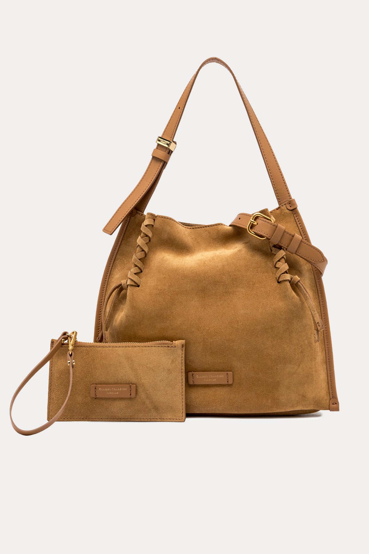 Gianni Chiarini Dory Süet Omuz Çantası