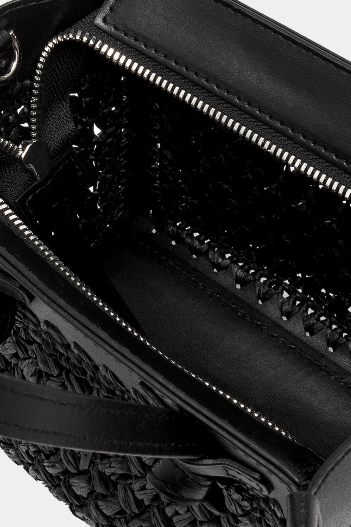 Gianni Chiarini Miss Marcella Deri Kombinasyonlu Small Hasır Örgü Çanta