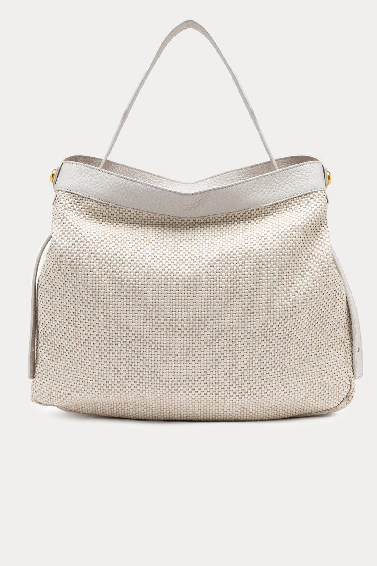 Gianni Chiarini Ottavia Deri Kombinasyonlu Hasır Örgü Omuz Çantası