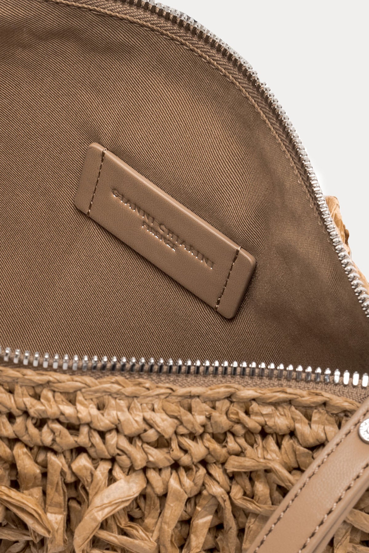 Gianni Chiarini Marcella Rafya Örgü Clutch Çanta