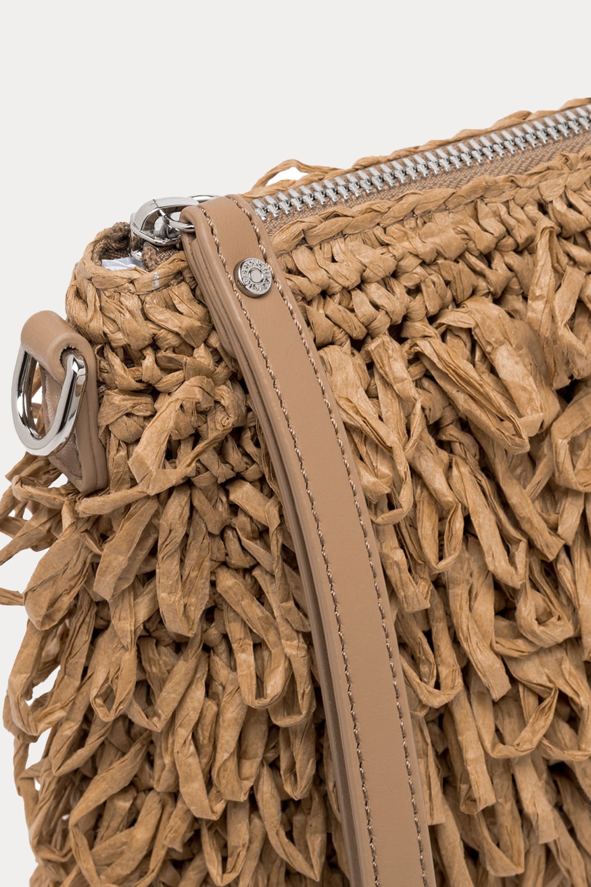 Gianni Chiarini Marcella Rafya Örgü Clutch Çanta