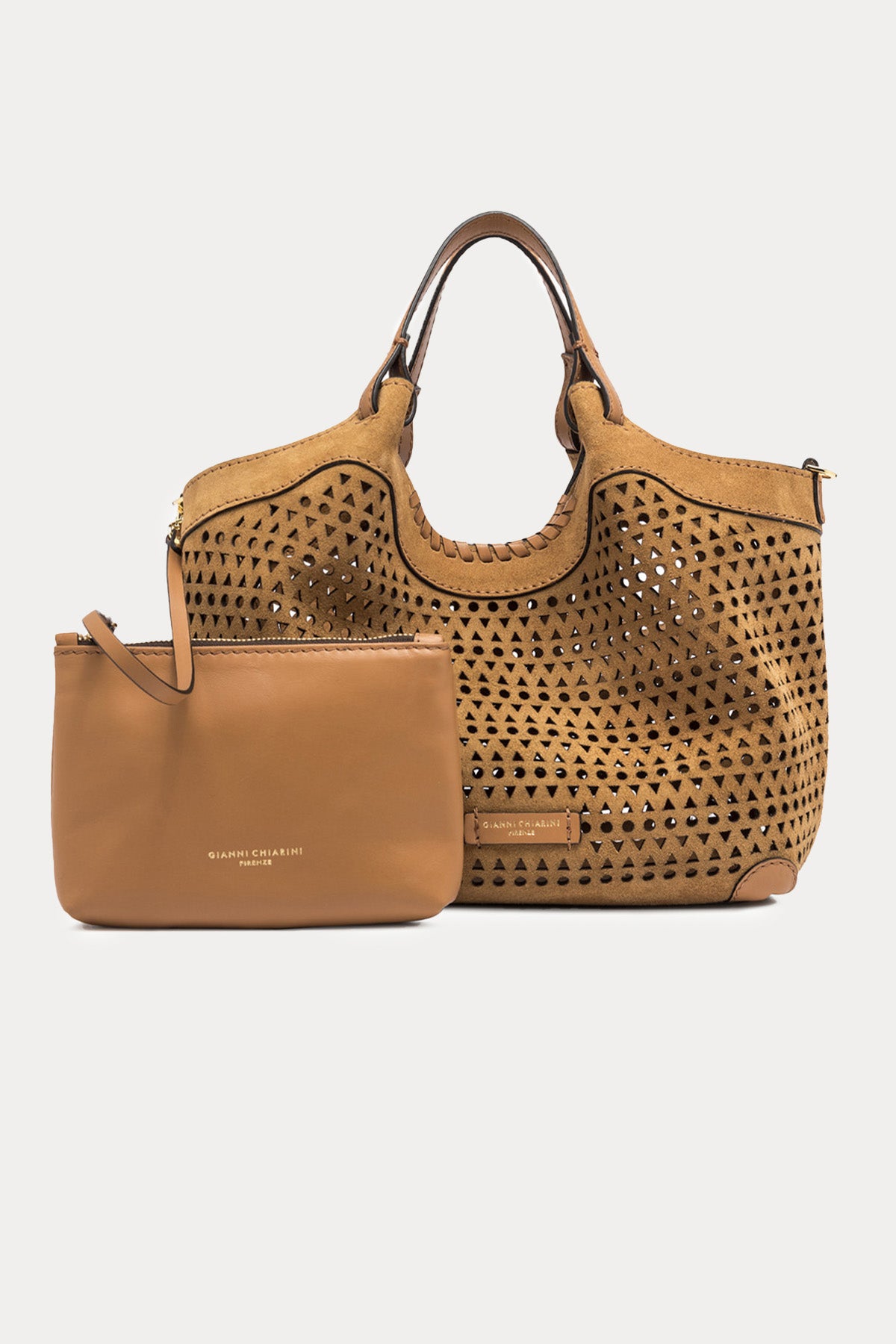 Gianni Chiarini Dua Nubuk Deri Omuz Çantası