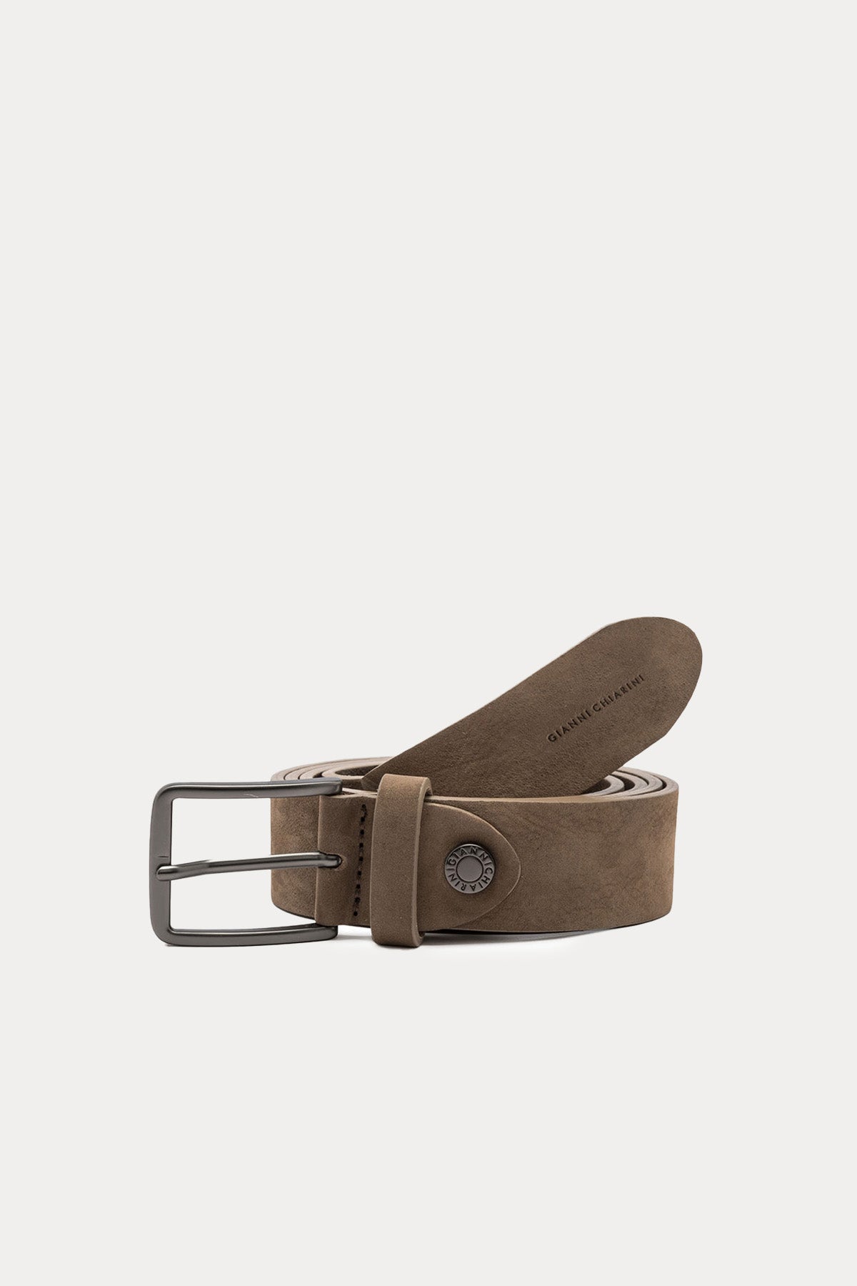 Gianni Chiarini Logolu Süet Kemer