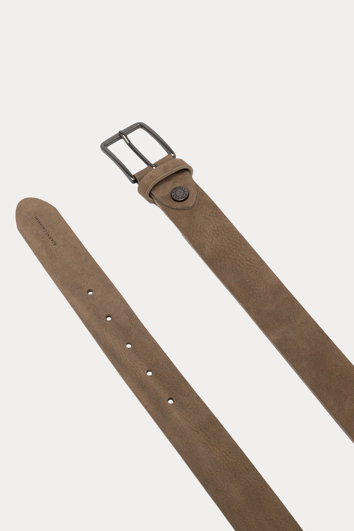 Gianni Chiarini Logolu Süet Kemer