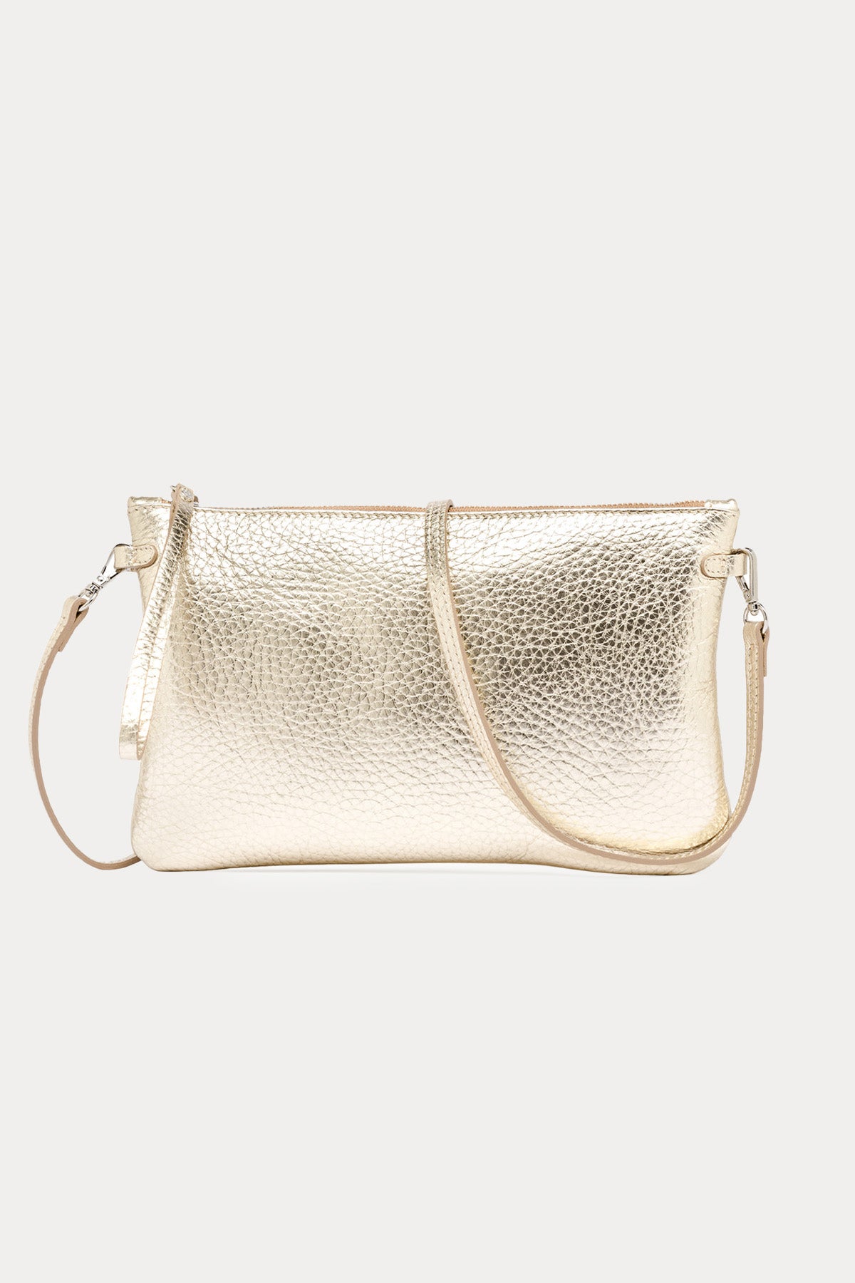 Gianni Chiarini Hermy Parlak Deri Clutch Çanta