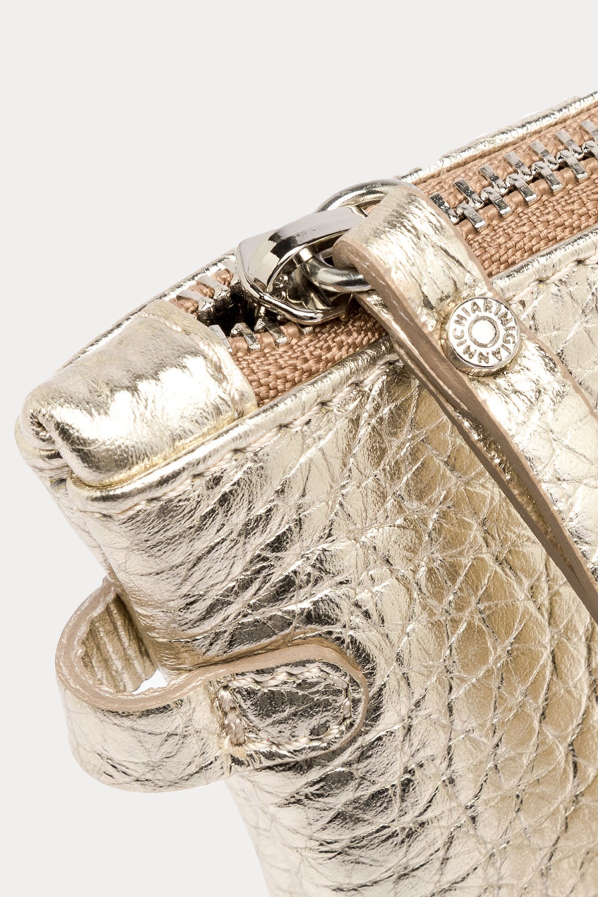 Gianni Chiarini Hermy Parlak Deri Clutch Çanta