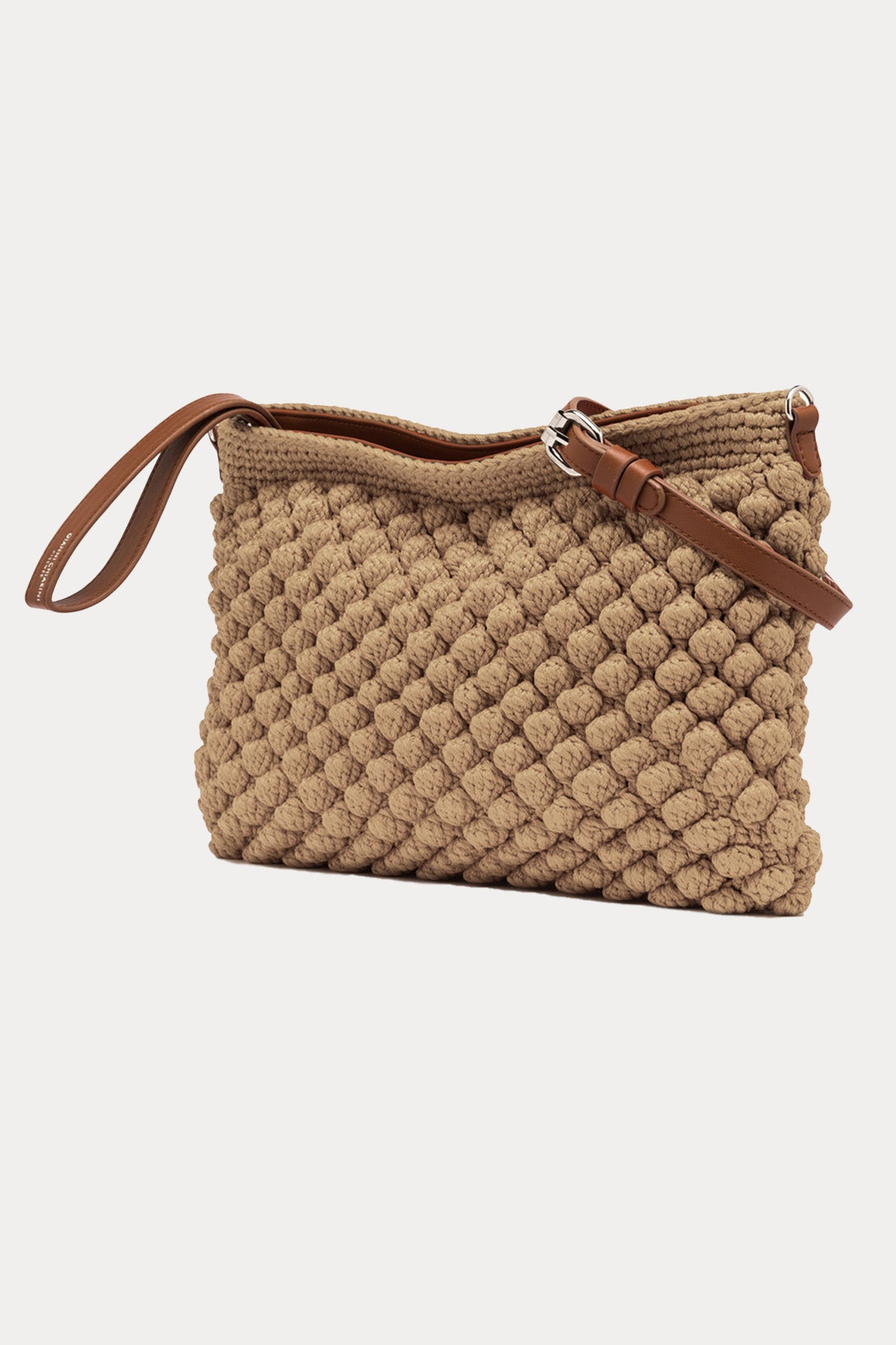 Gianni Chiarini Bella Yumuşak Dokulu Örgü Omuz Çantası