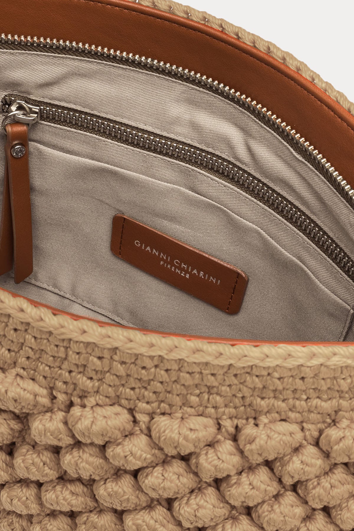 Gianni Chiarini Bella Yumuşak Dokulu Örgü Omuz Çantası