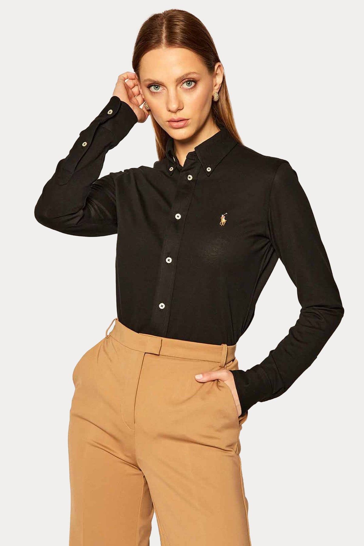 Polo Ralph Lauren Custom Fit Knit Oxford Gömlek