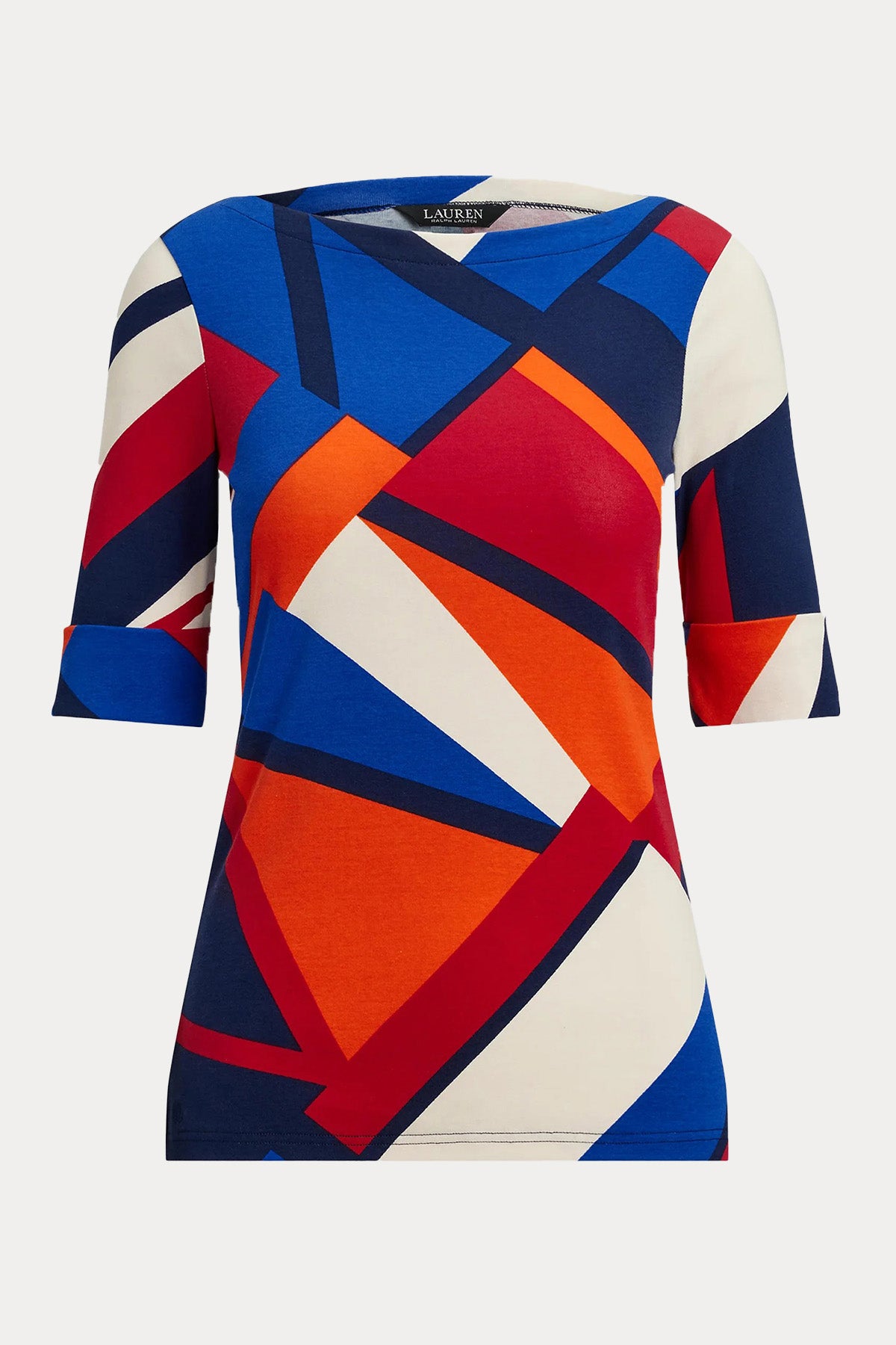 Polo Ralph Lauren Renk Bloklu Streç Bluz