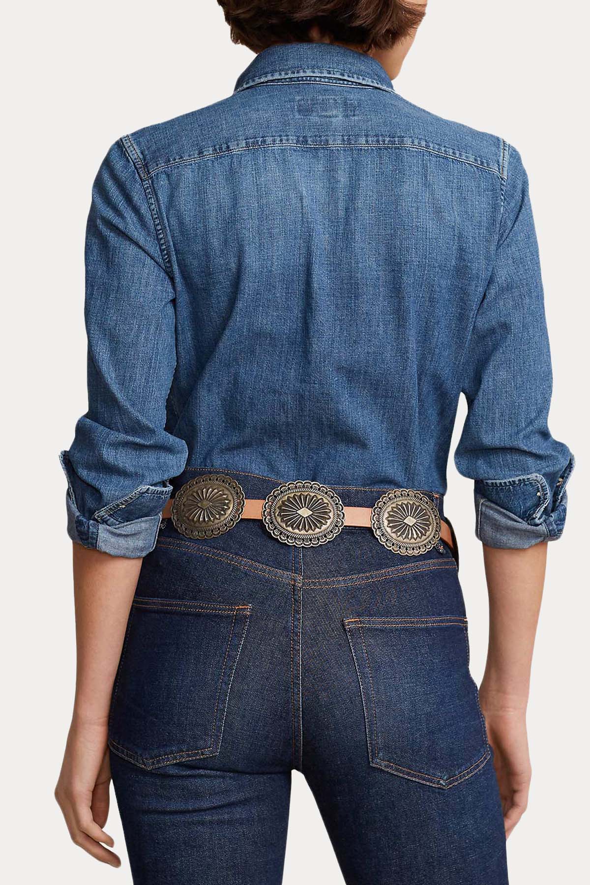 Polo Ralph Lauren Custom Fit Denim Gömlek-Gömlek-Libas