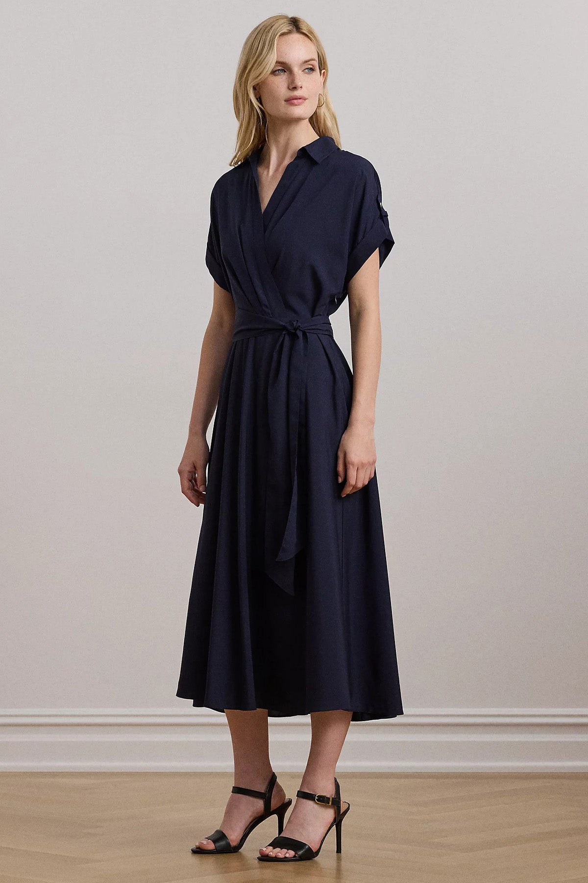 Polo Ralph Lauren Kemerli Midi Elbise