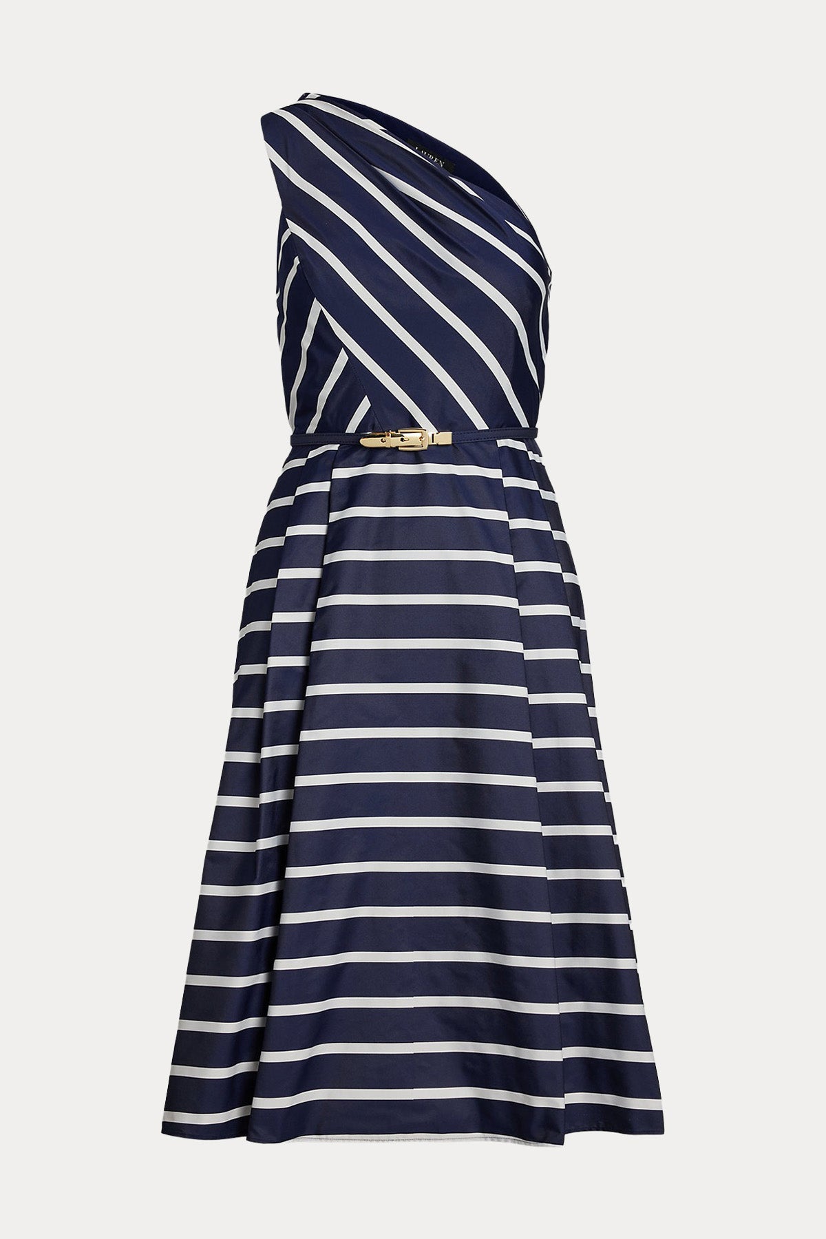 Polo Ralph Lauren Tek Omuz Kemerli Midi Elbise