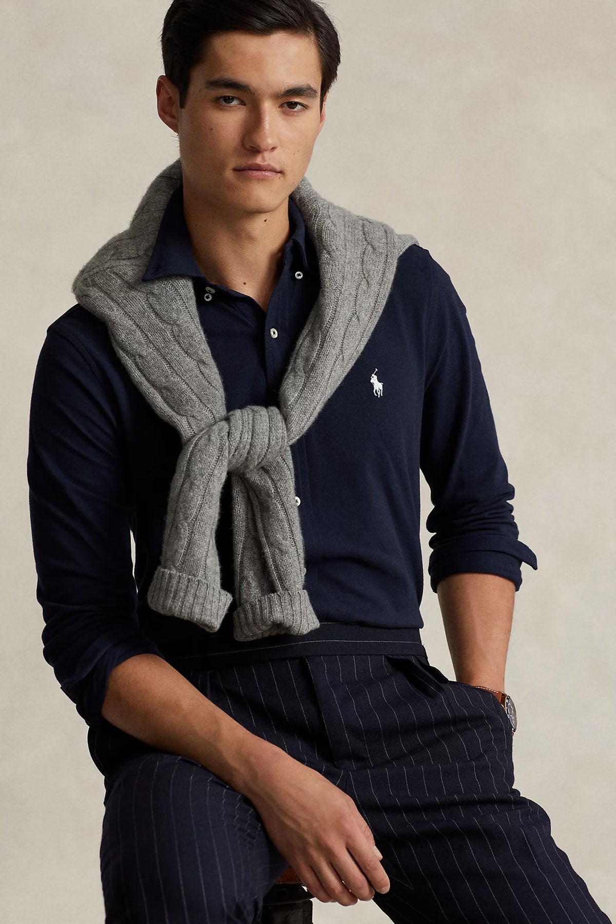 Polo Ralph Lauren Custom Fit Featherweight Mesh Gömlek