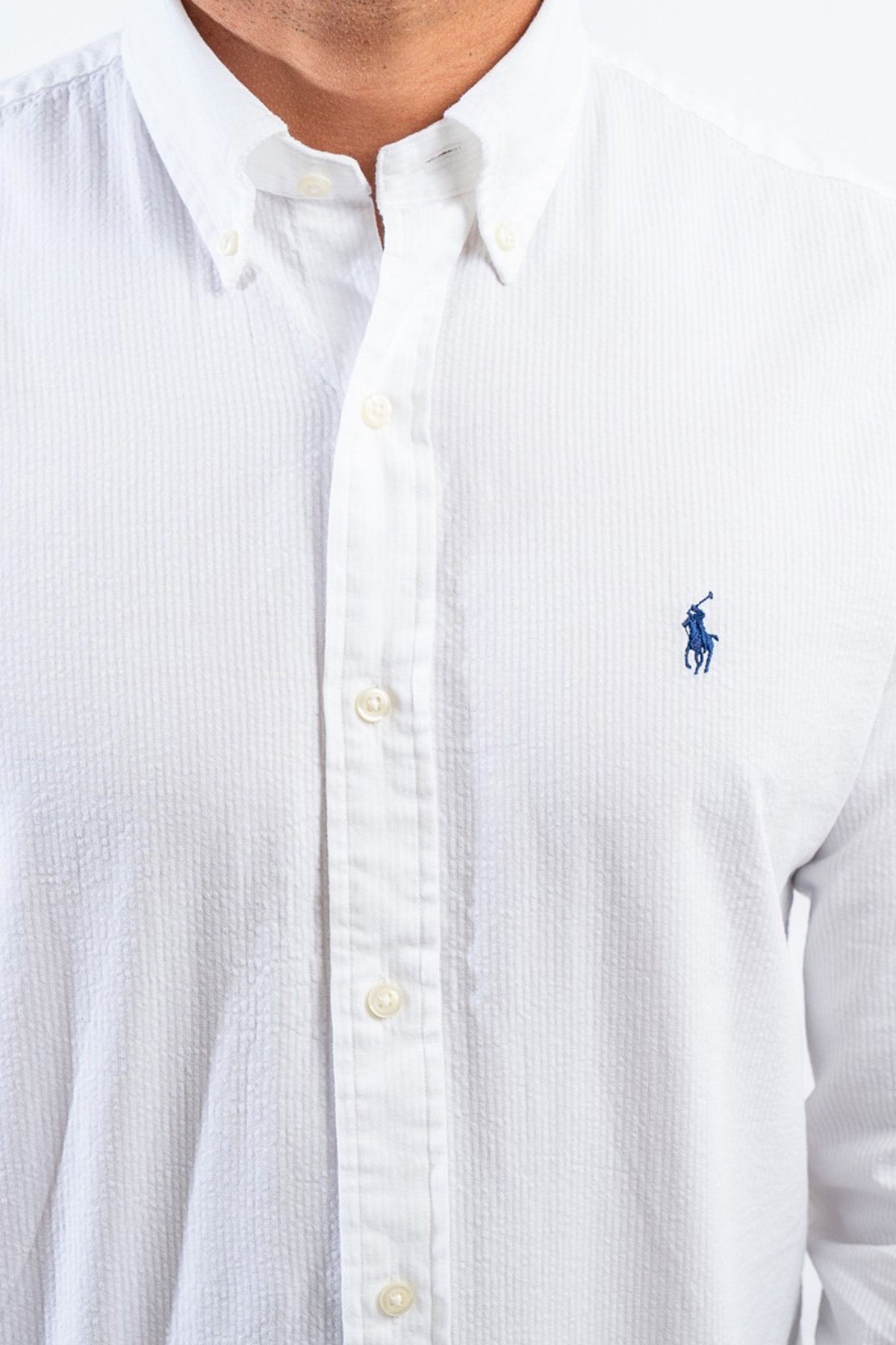 Polo Ralph Lauren Custom Fit Gofre Kumaş Gömlek