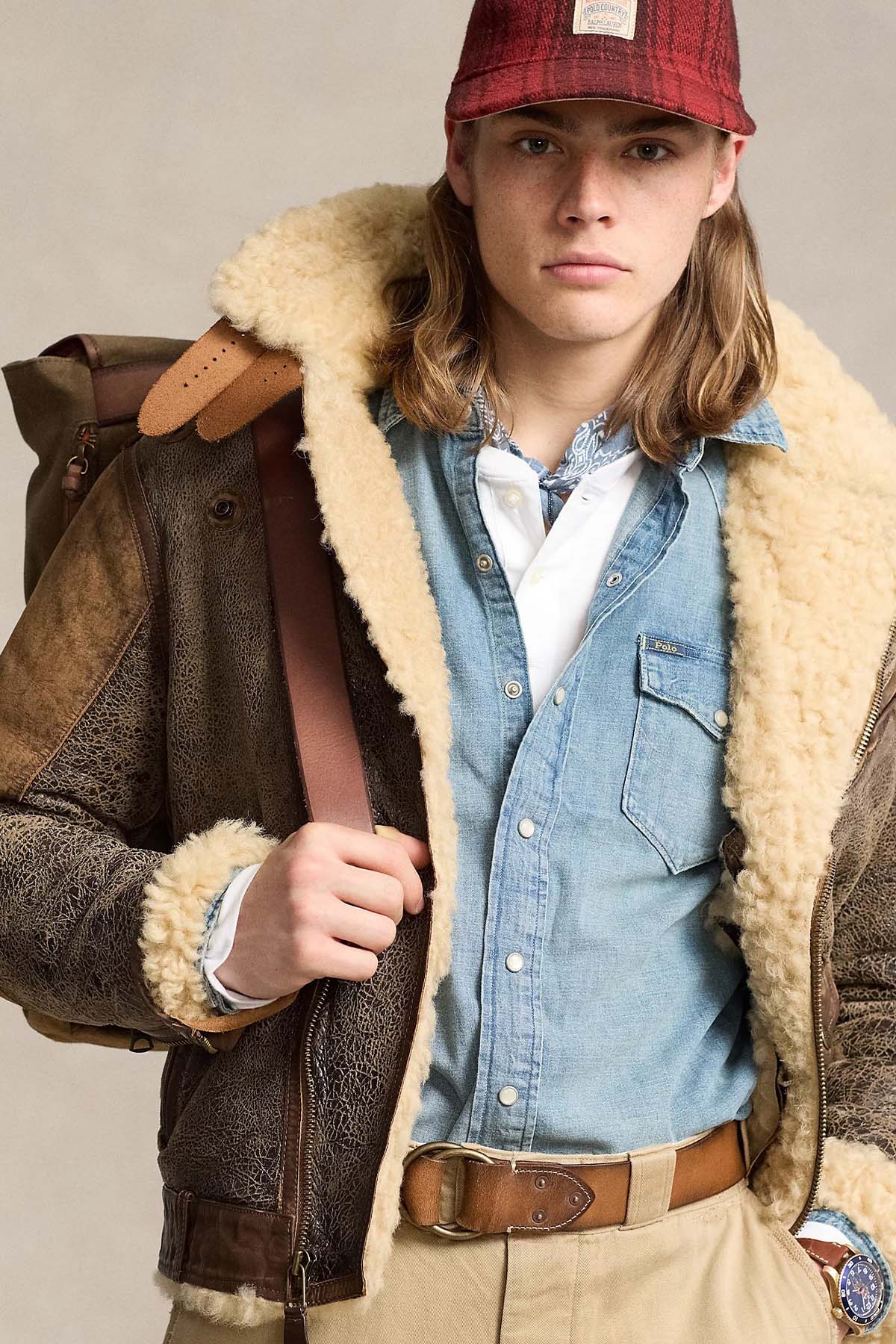 Polo Ralph Lauren Classic Fit Kapaklı Cepli Denim Gömlek