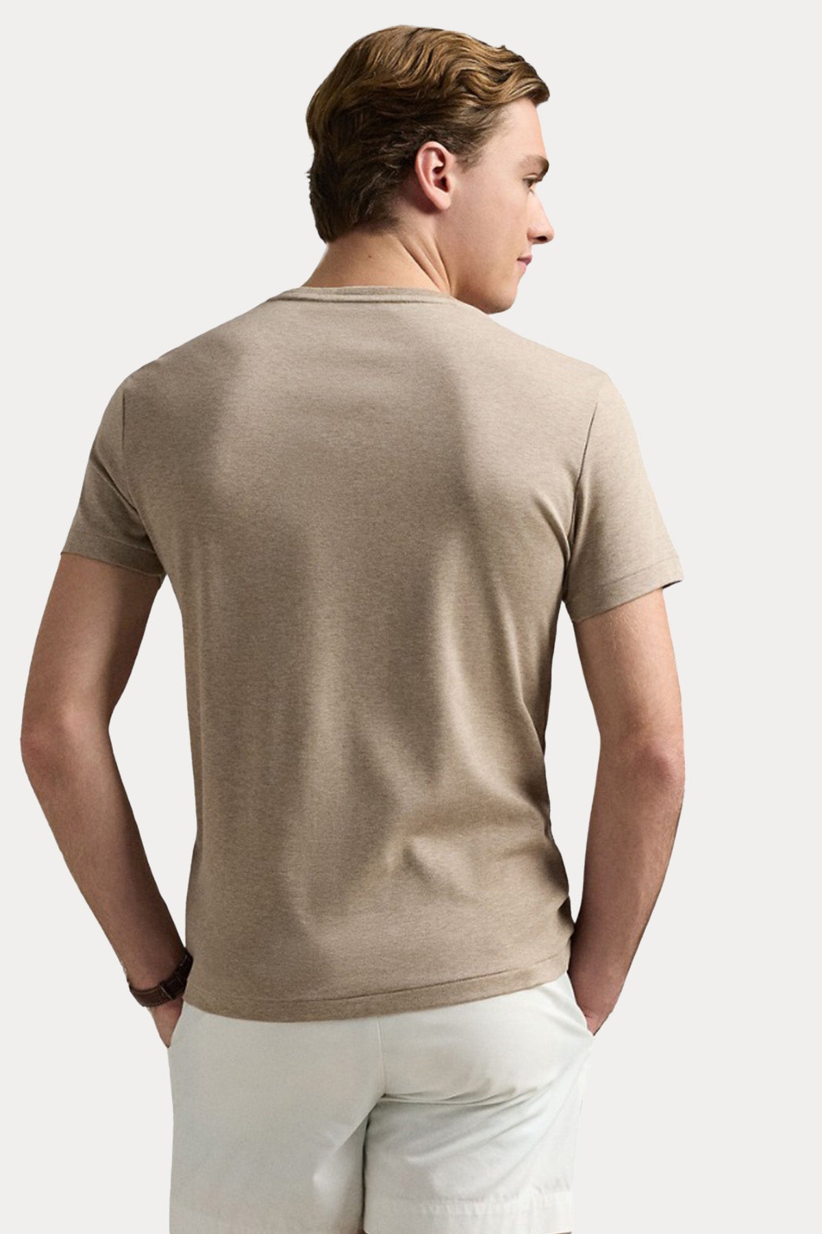 Polo Ralph Lauren Custom Slim Fit Yuvarlak Yaka Logolu T-shirt