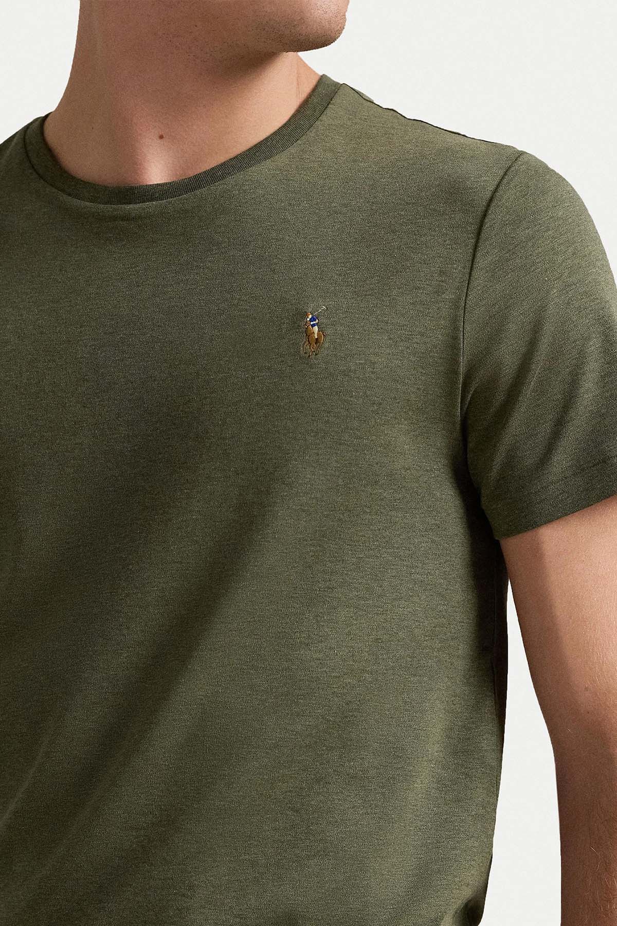 Polo Ralph Lauren Custom Slim Fit Yuvarlak Yaka Logolu T-shirt