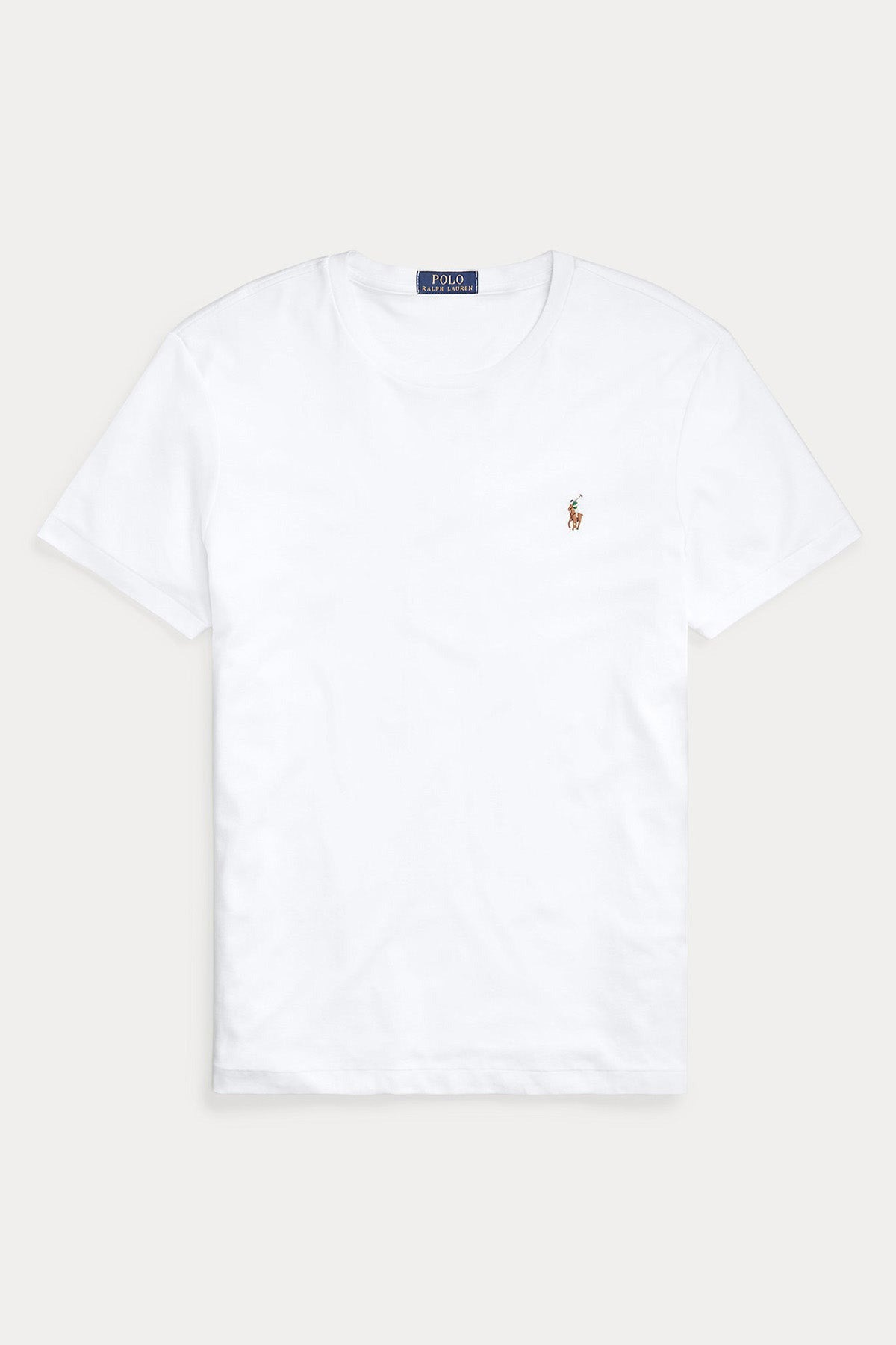 Polo Ralph Lauren Custom Slim Fit Yuvarlak Yaka Logolu T-shirt-T-shirt-Libas