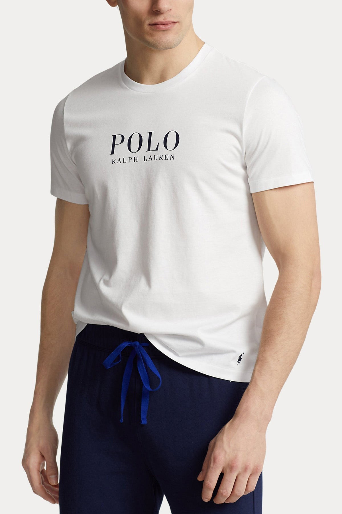 Polo Ralph Lauren Custom Fit Yuvarlak Yaka Logolu T-shirt