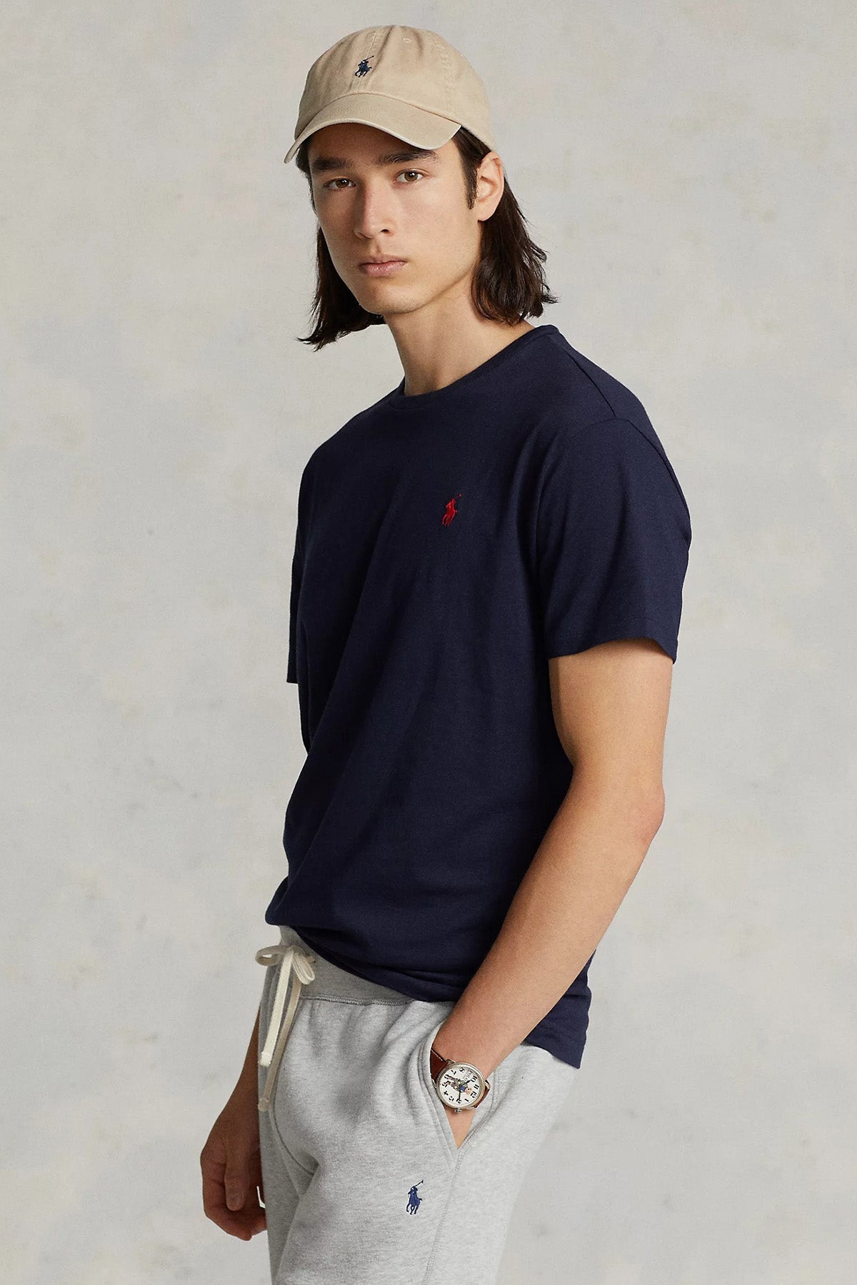 Polo Ralph Lauren Custom Slim Fit Yuvarlak Yaka T-shirt