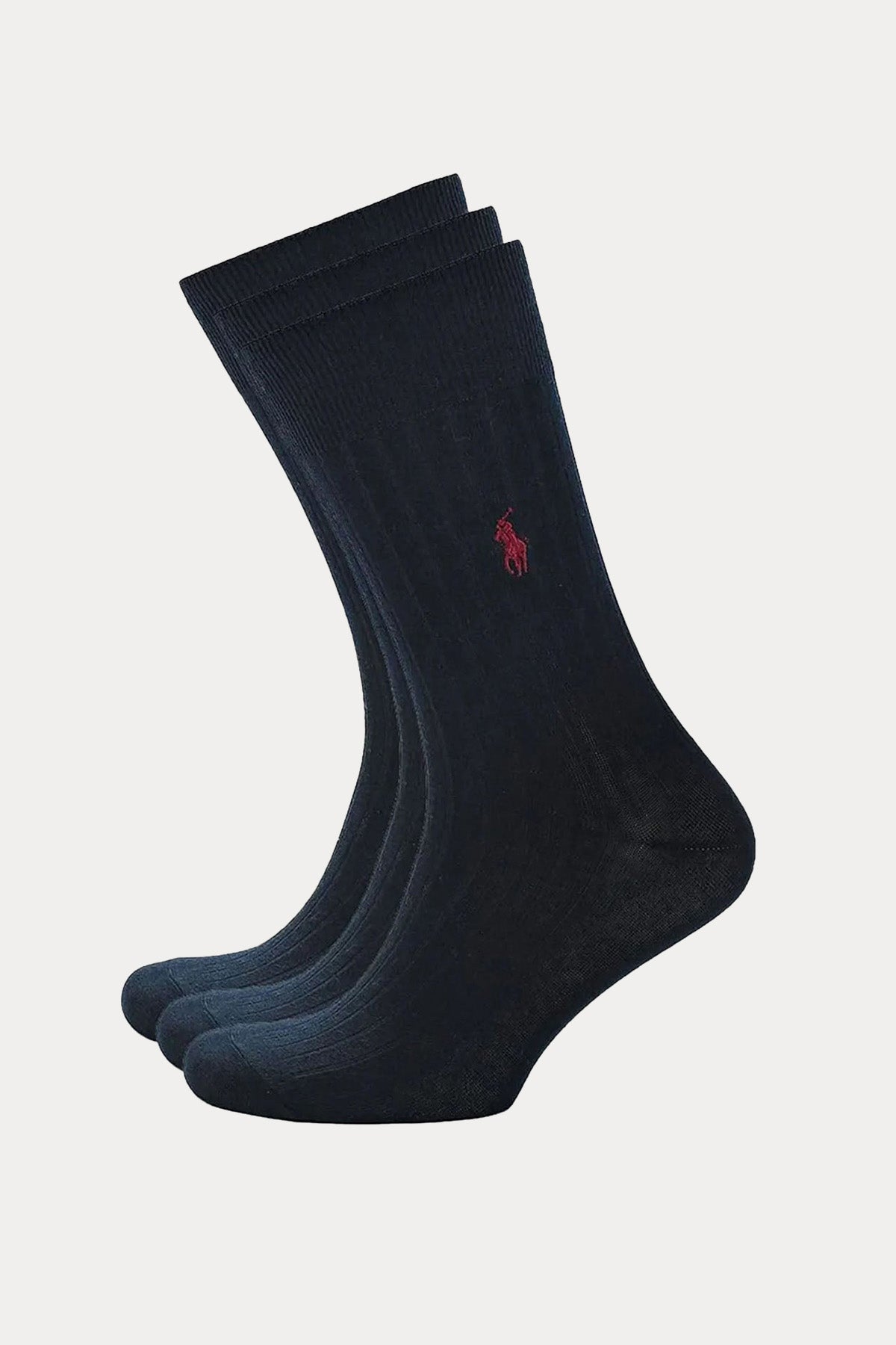Polo Ralph Lauren 3'lü Paket Logolu Çorap