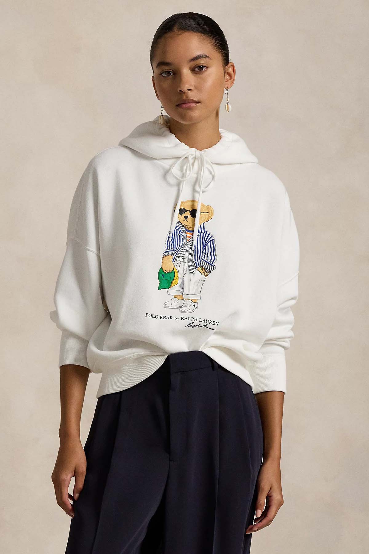 Polo Ralph Lauren Polo Bear Kapüşonlu Geniş Kesim Sweatshirt