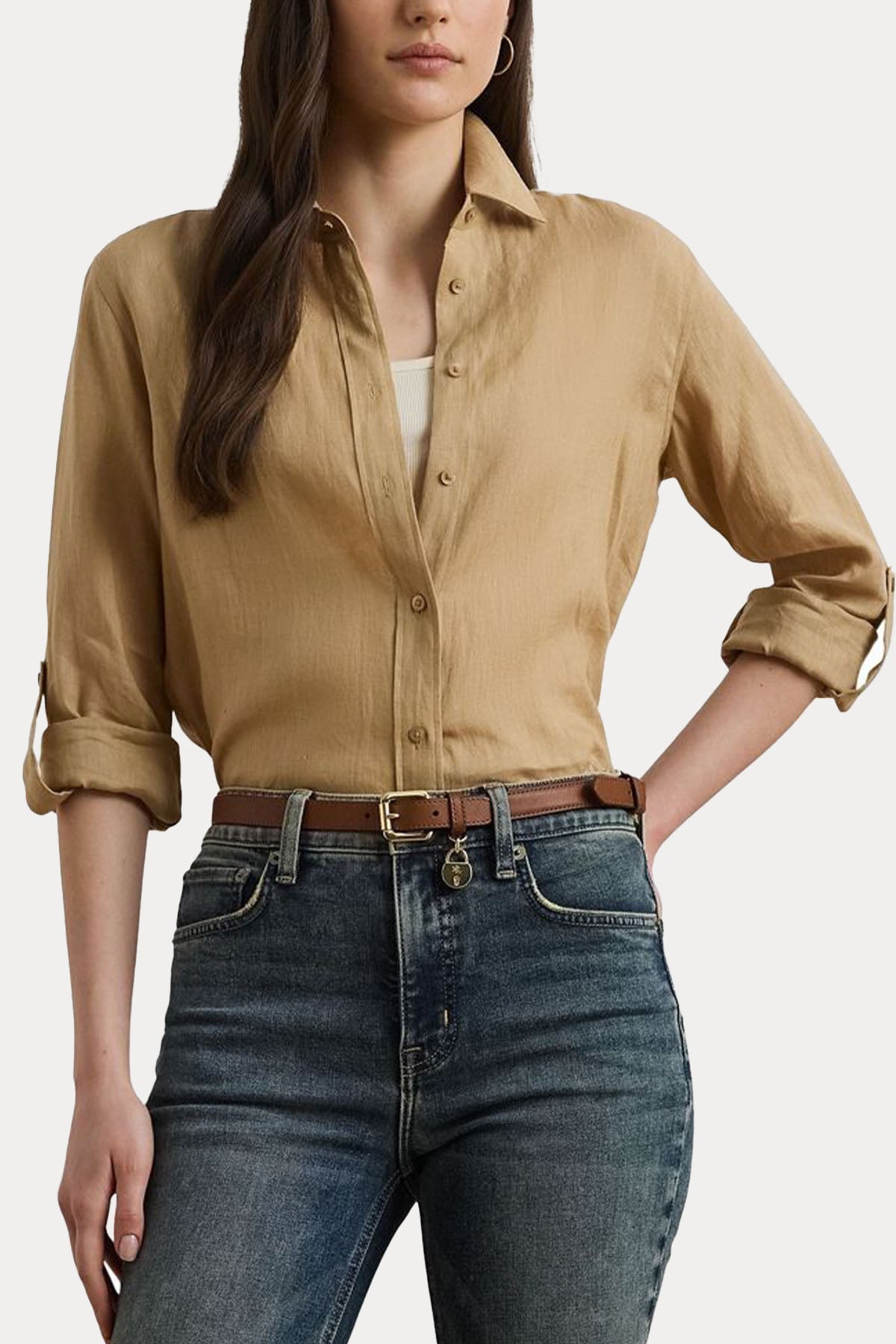 Polo Ralph Lauren Relaxed Fit Keten Gömlek