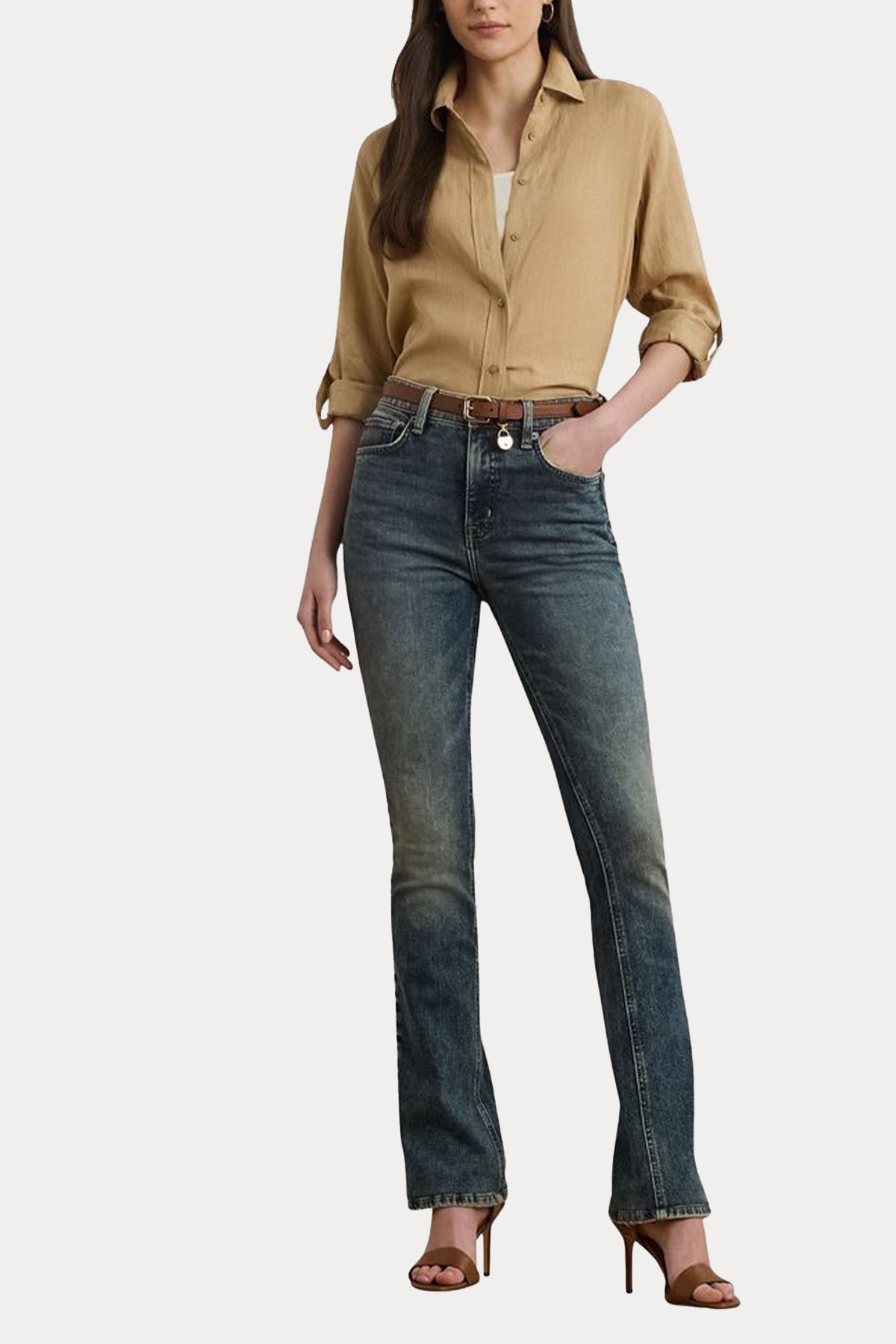 Polo Ralph Lauren Relaxed Fit Keten Gömlek