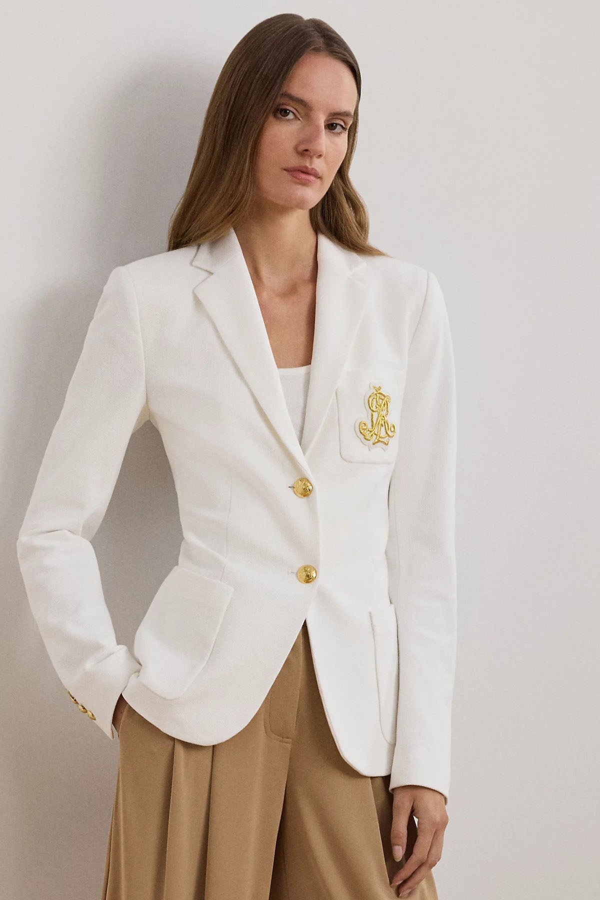 Polo Ralph Lauren Slim Fit Nakış Logolu Spor Cepli Blazer Ceket