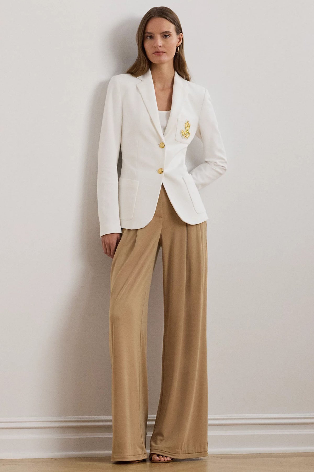 Polo Ralph Lauren Slim Fit Nakış Logolu Spor Cepli Blazer Ceket