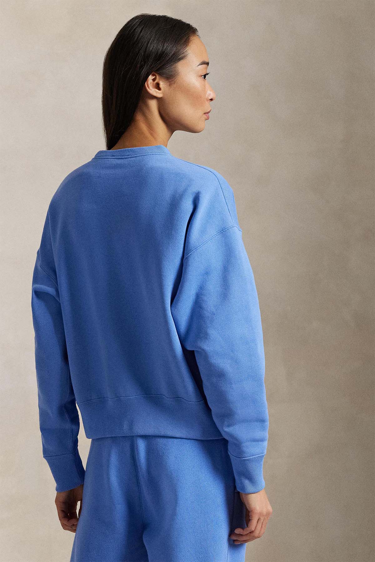 Polo Ralph Lauren Relaxed Fit Yuvarlak Yaka Şardonlu Sweatshirt