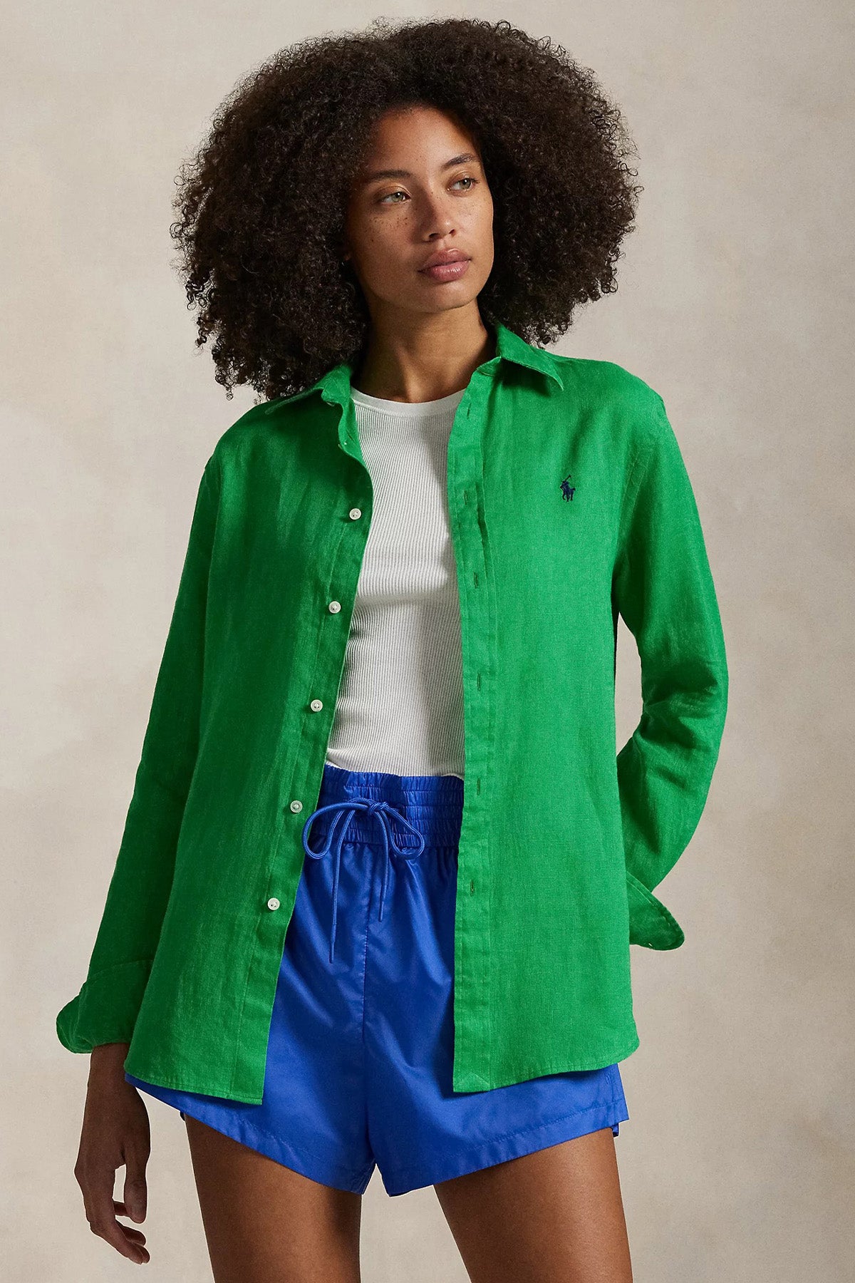 Polo Ralph Lauren Classic Fit Keten Gömlek