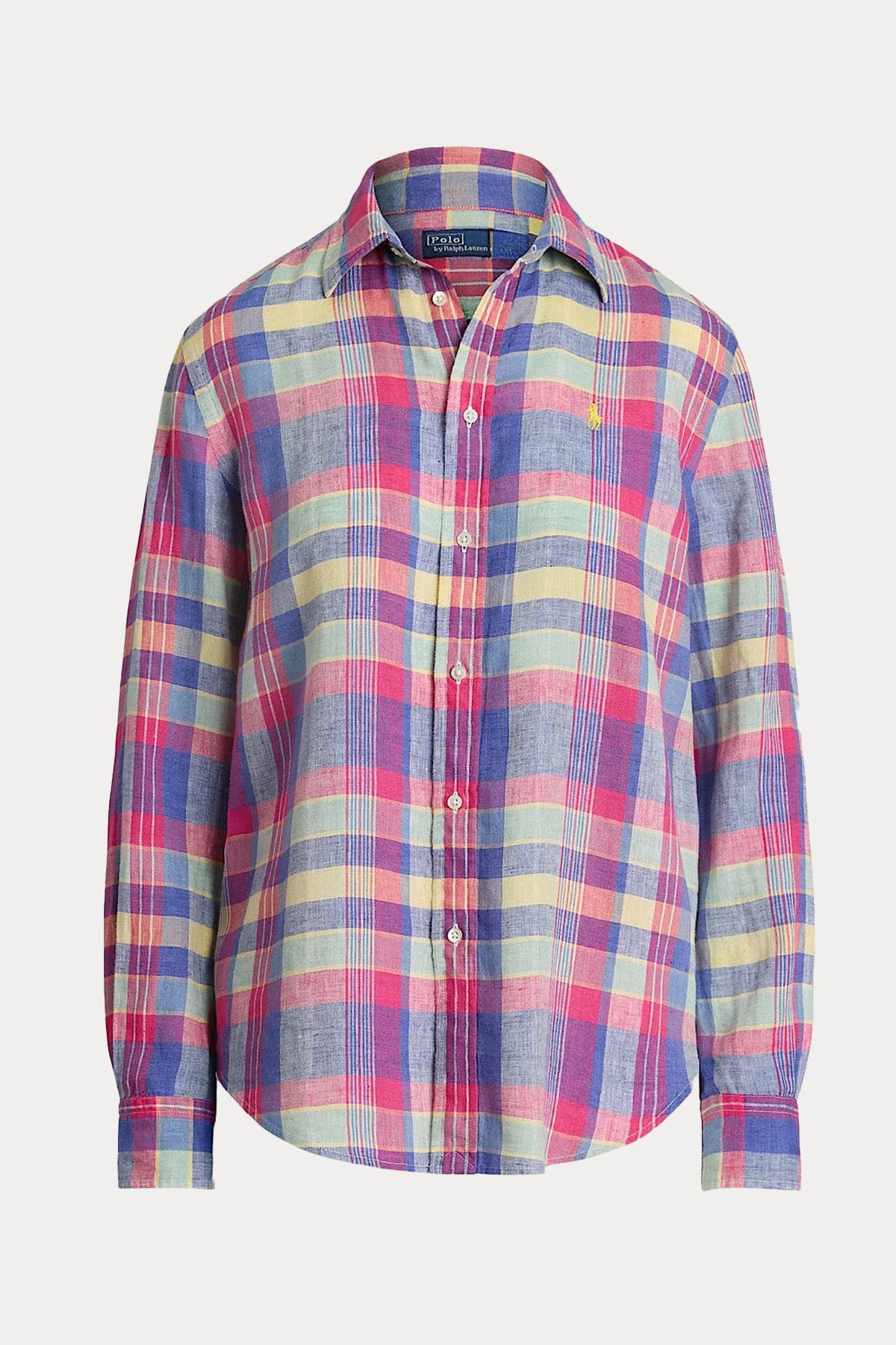 Polo Ralph Lauren Classic Fit Ekoseli Keten Gömlek