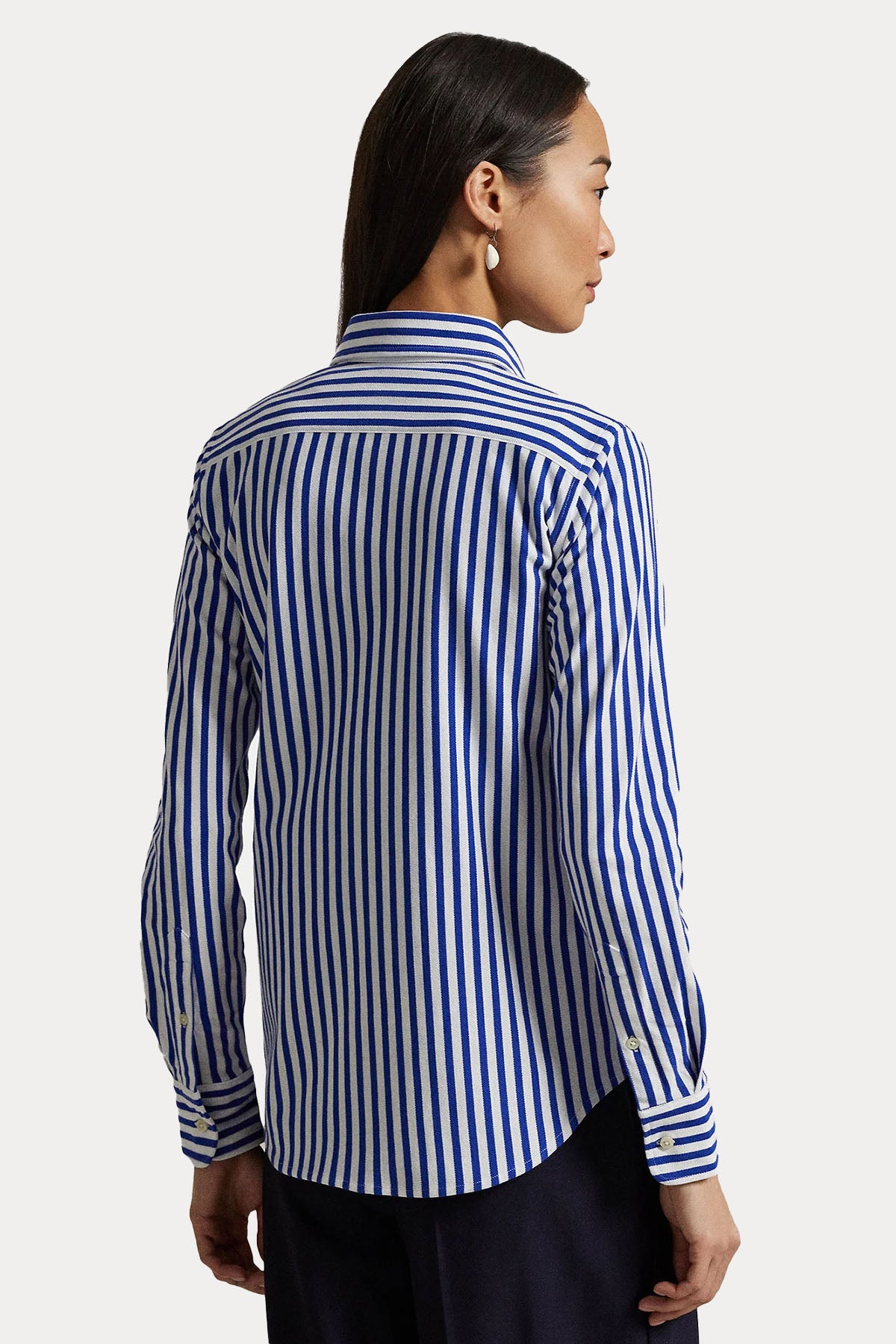 Polo Ralph Lauren Çizgili Knit Oxford Gömlek