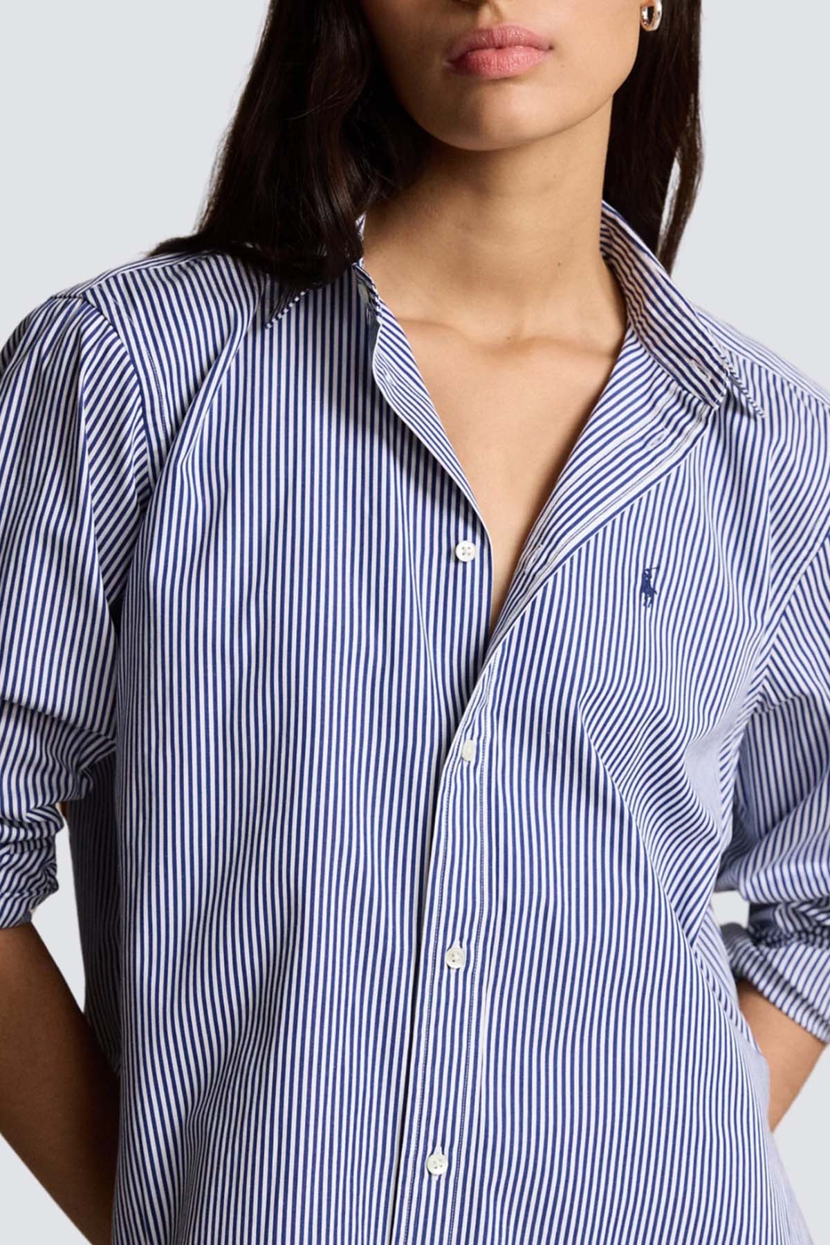 Polo Ralph Lauren Geniş Kesim Çizgili Gömlek