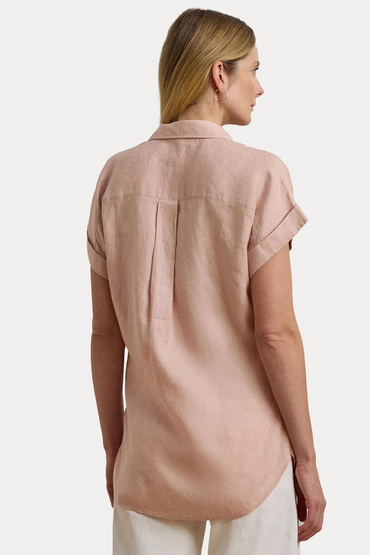 Polo Ralph Lauren Relaxed Fit Klasik Yaka Keten Gömlek-Gömlek-Libas