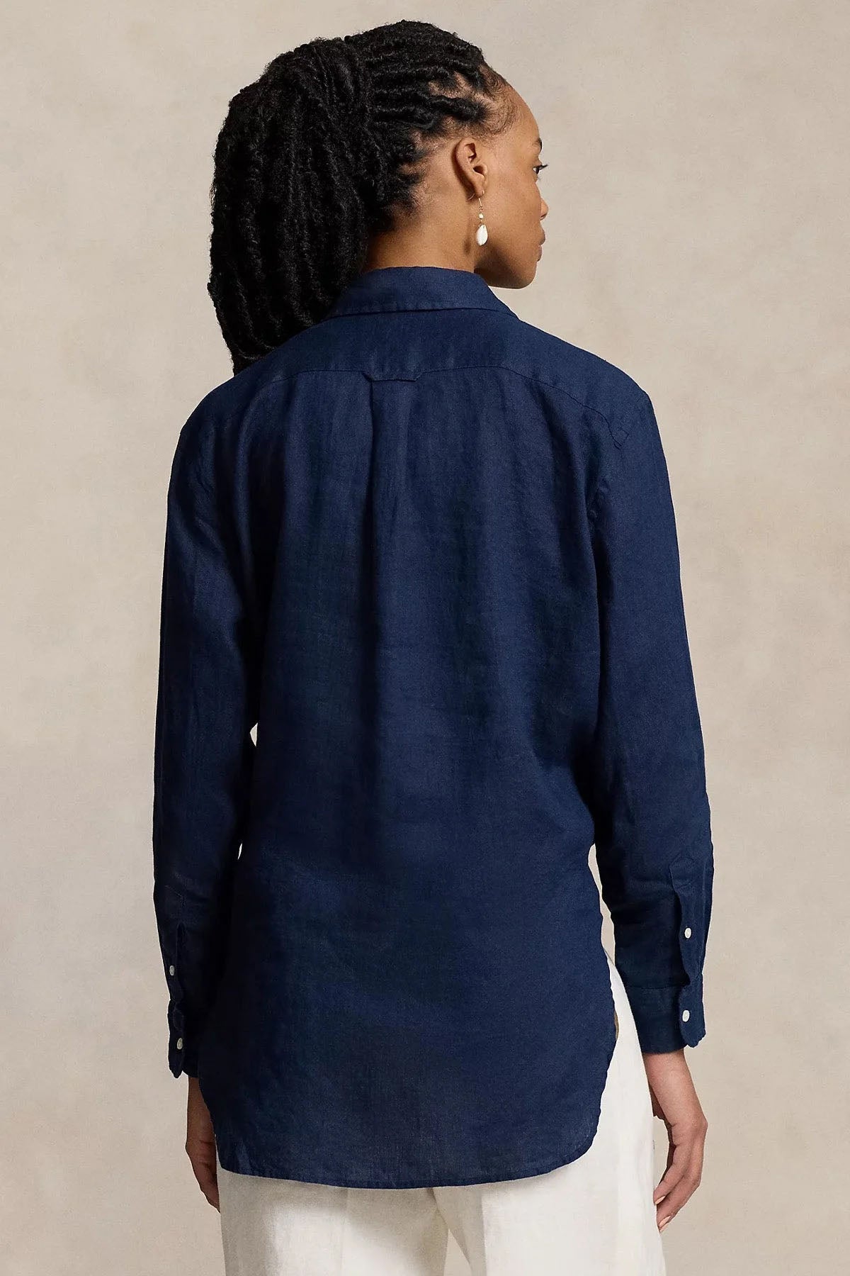 Polo Ralph Lauren Geniş Kesim Keten Gömlek-Gömlek-Libas