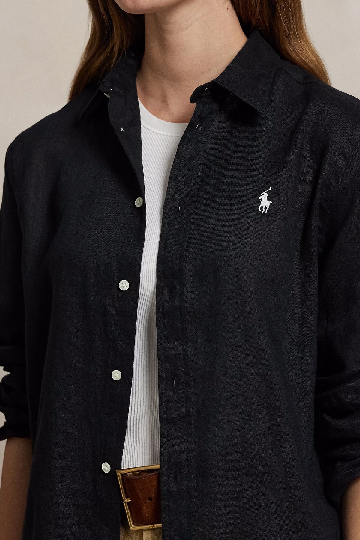 Polo Ralph Lauren Classic Fit Keten Gömlek