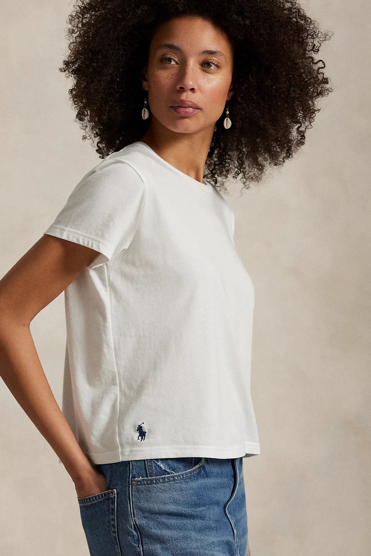 Polo Ralph Lauren Classic Fit Yumuşak Dokulu T-shirt